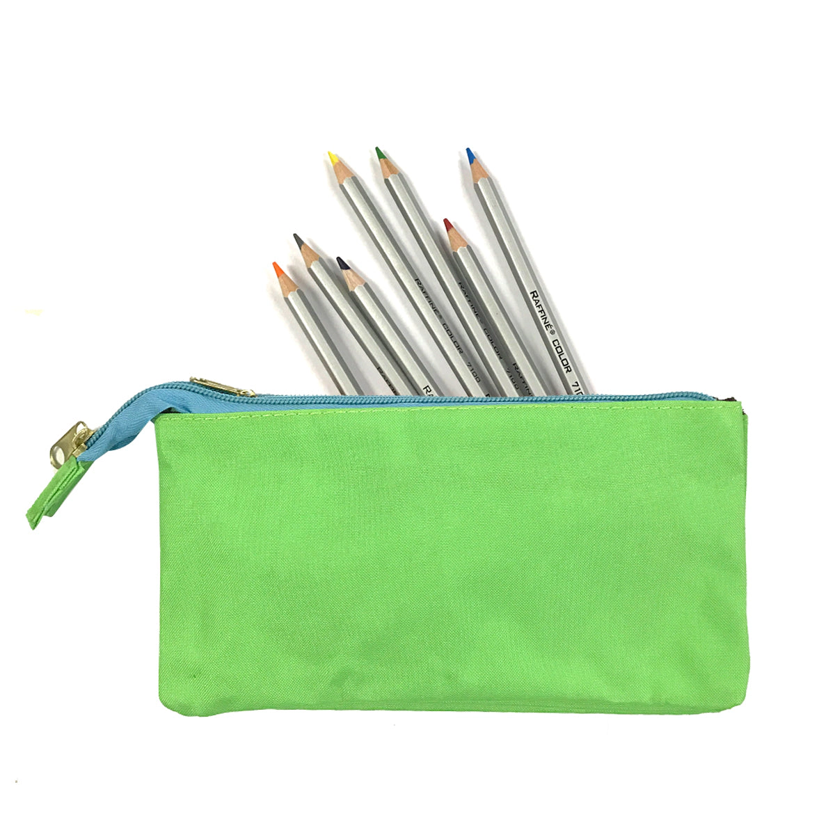 Wrapables 3-Pocket Large Pencil Pouch Storage Bag