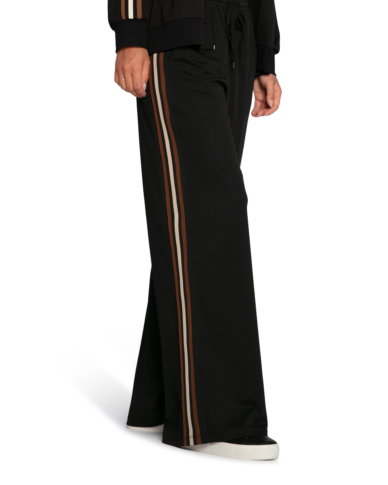 Belle & Bloom Beach Front Striped Wide Leg Pants