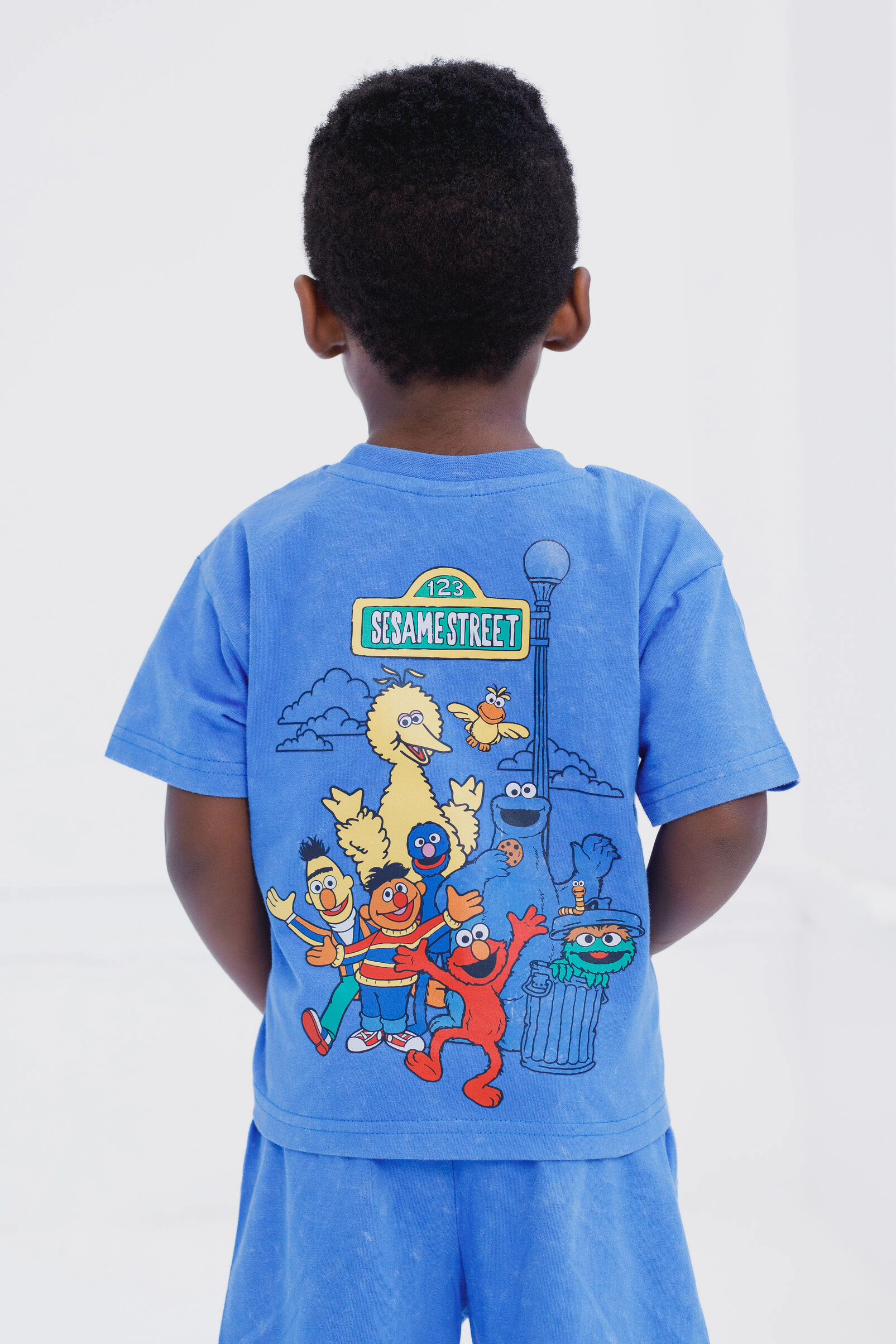 Sesame Street Boys' 2-Piece T-Shirt and Shorts Set