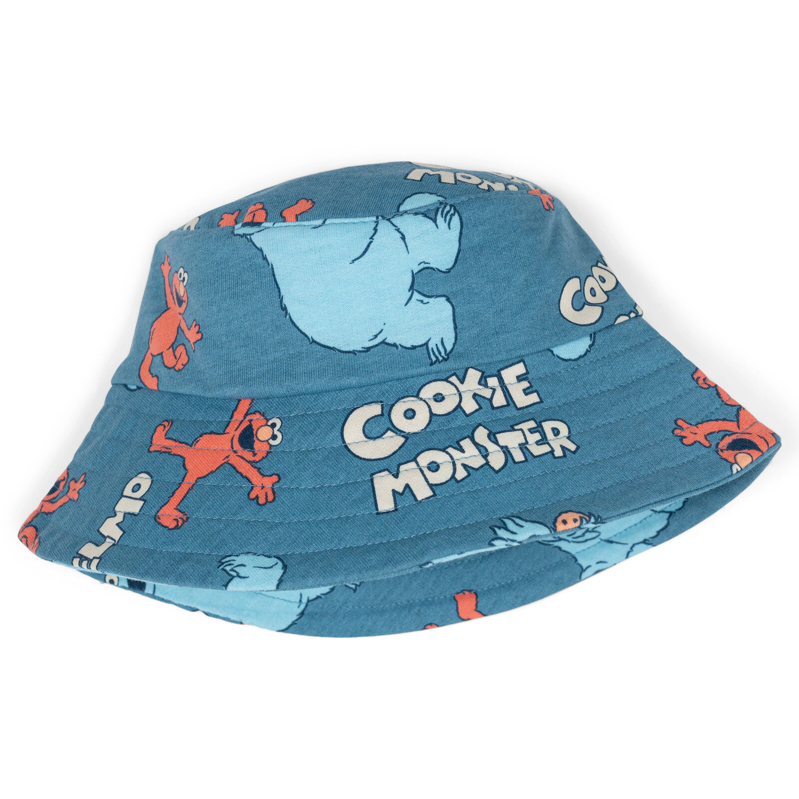 Sesame Street Boys' T-Shirt and Shortalls Set with Bucket Hat
