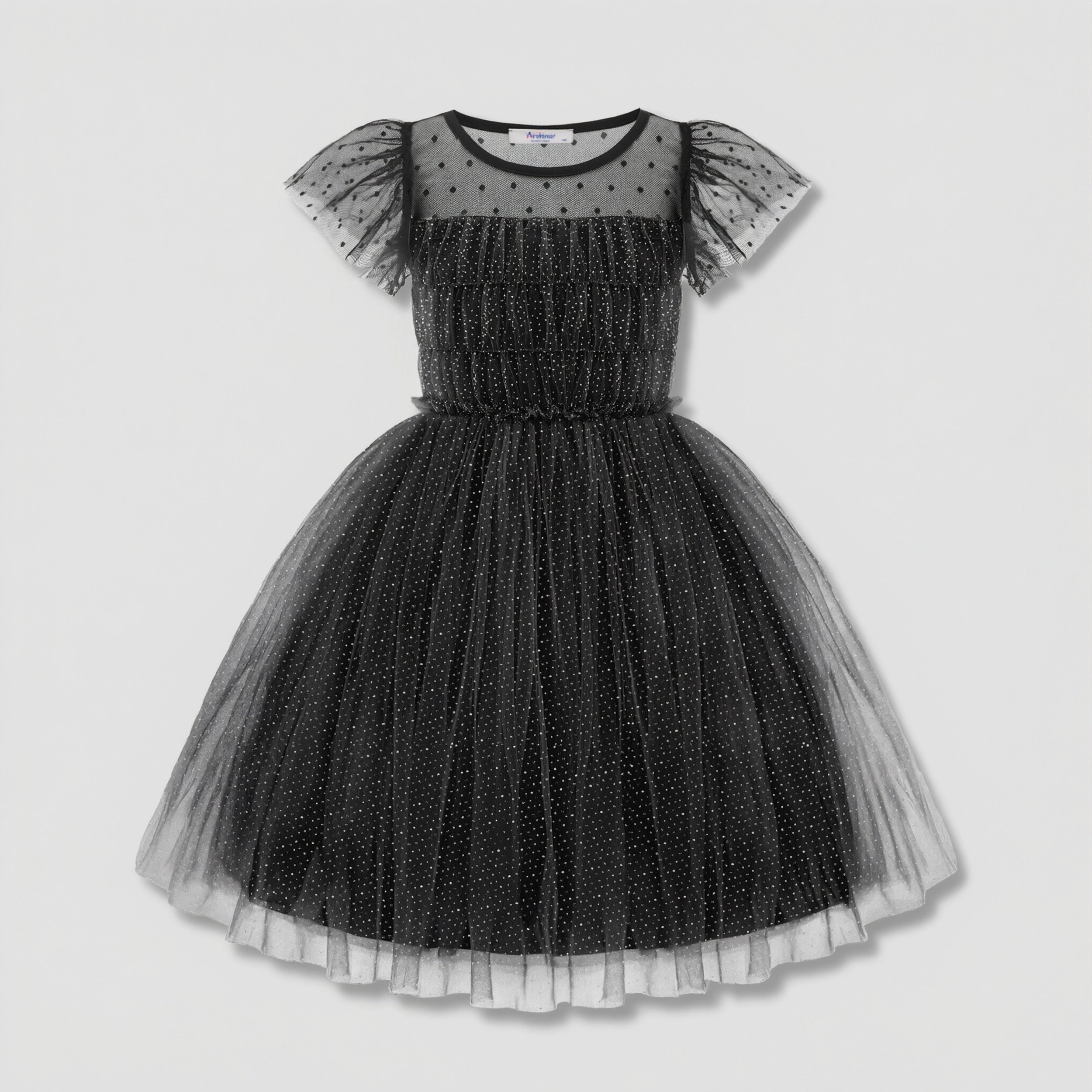 Arshiner Dress For Toddler Ruffle Sleeve