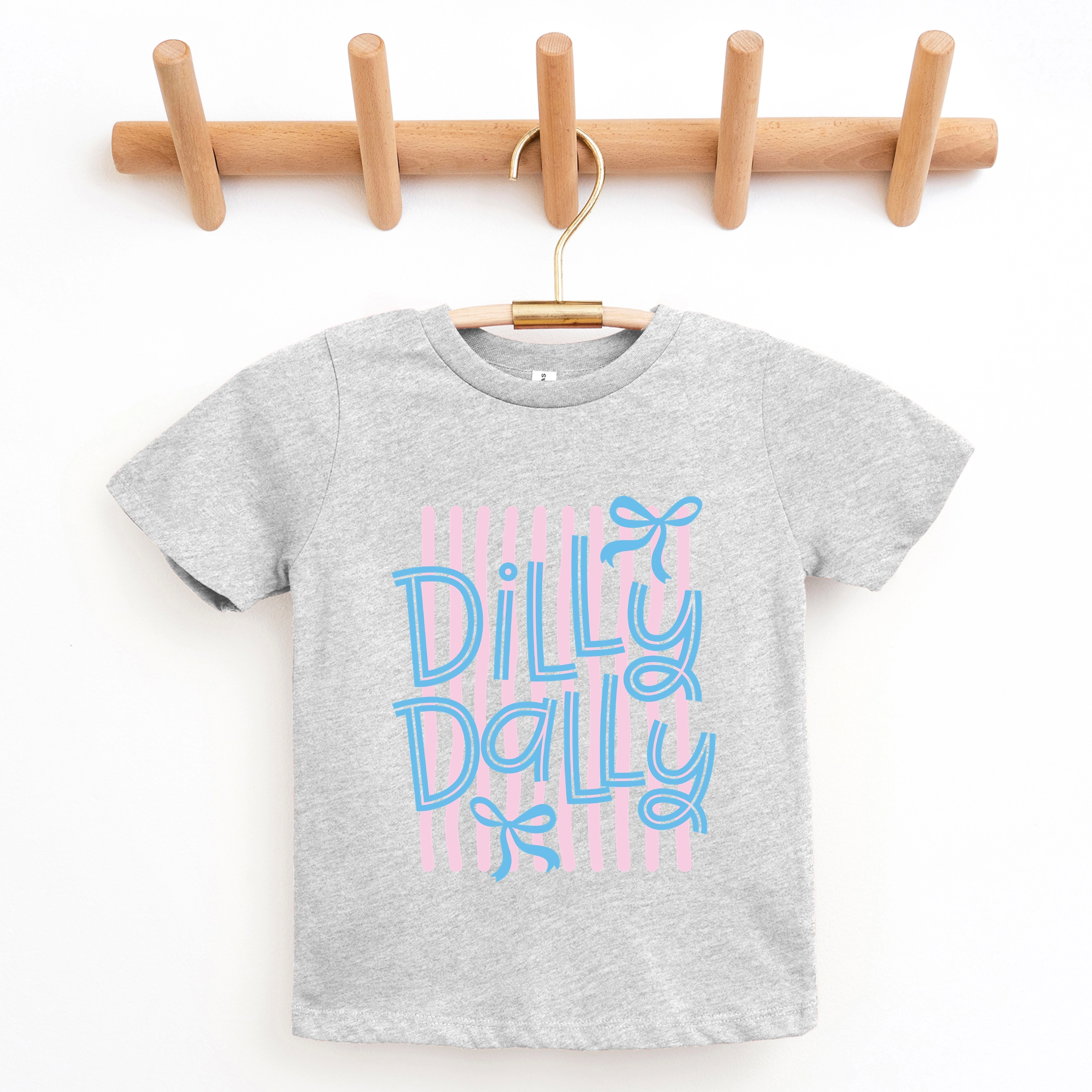 The Juniper Shop - Dilly Dally Stripes Youth Short Sleeve Graphic T-Shirt