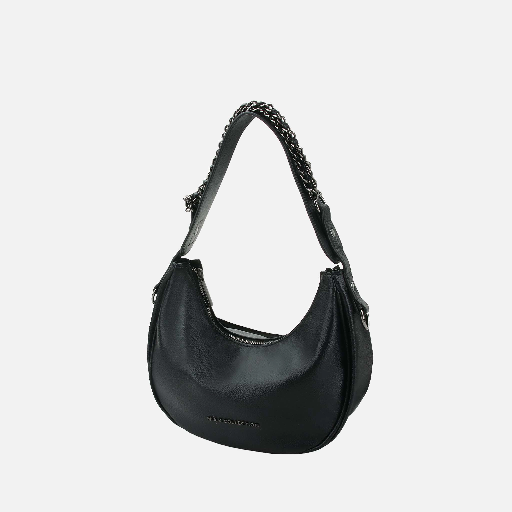 Mia K Collection Morgana Women's Shoulder Bag - Vegan Faux Leather Handbag