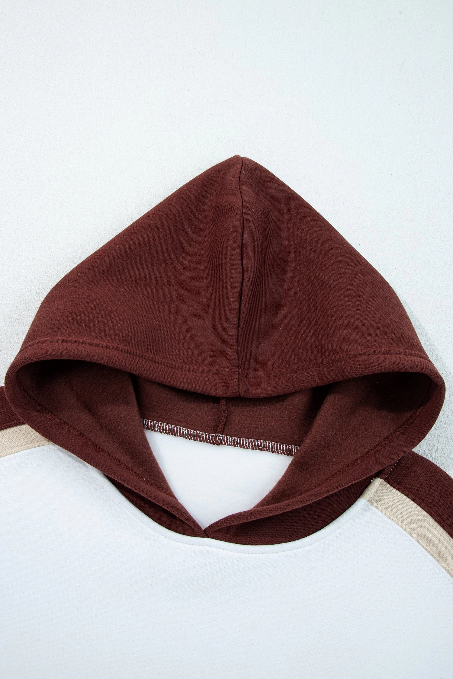 Threaded Pear Women's Ariyah Patchwork athleisure Hooded Sweatshirt