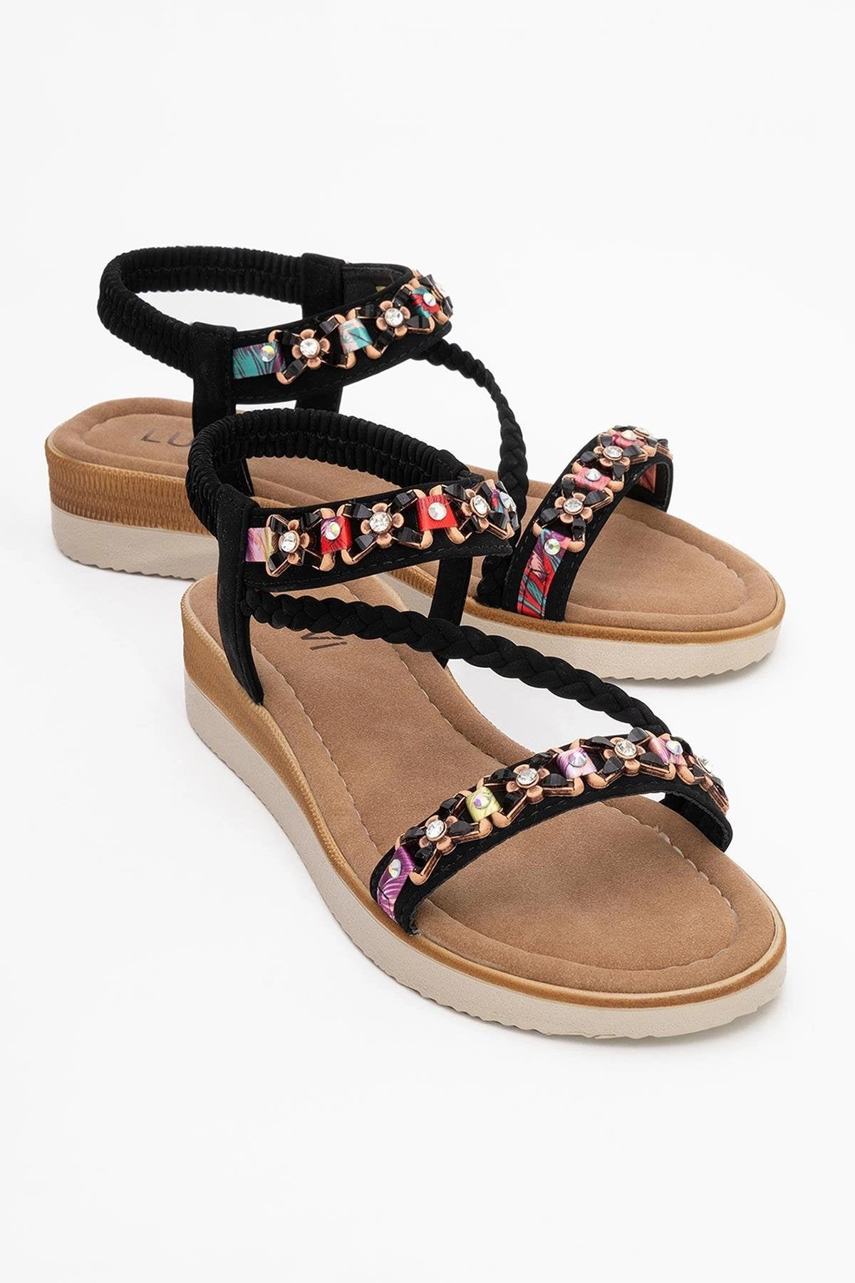 Prologue Shoes Womens YUAN Braided Strap Sandal