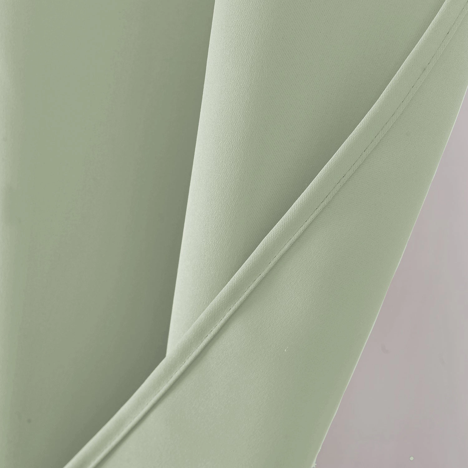 RT Designers Collection 100% Polyester 250 GSM Riley 100% Blackout Grommet Panel 54" x 45" Sage