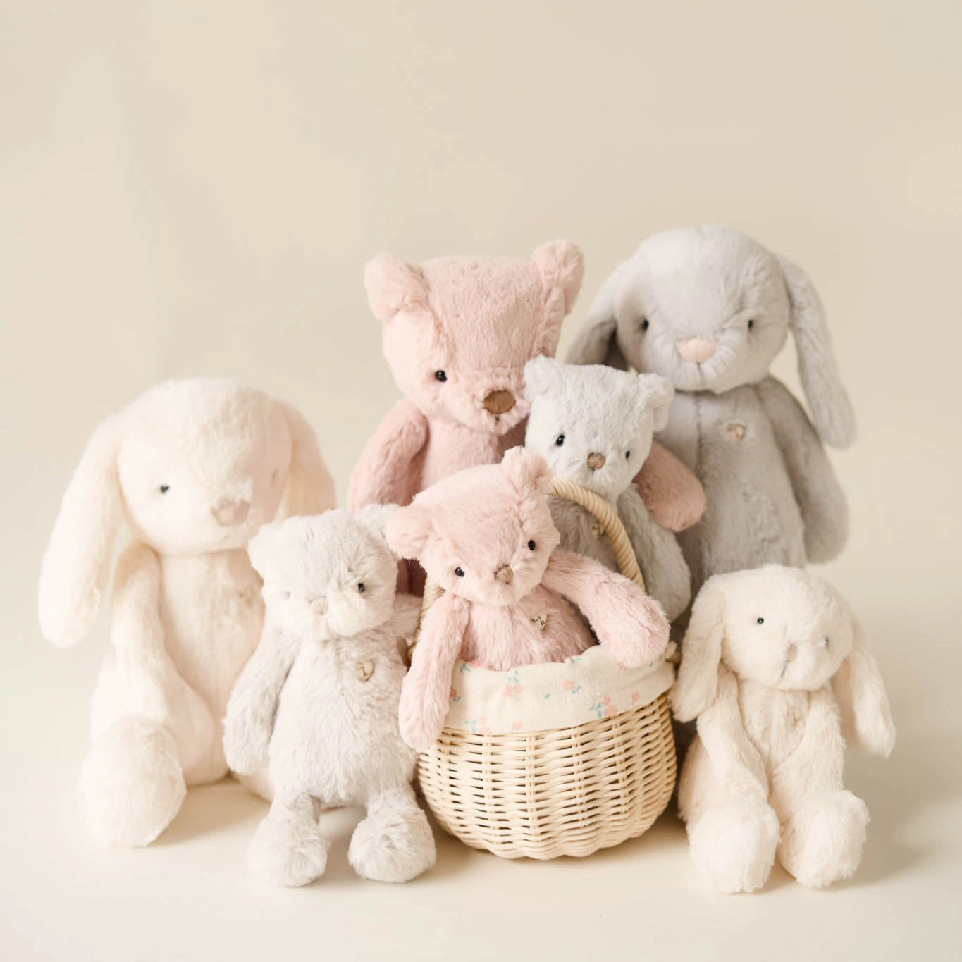 Snuggle Bunnies Little Elsie the Kitty 8" Plush Marshmallow