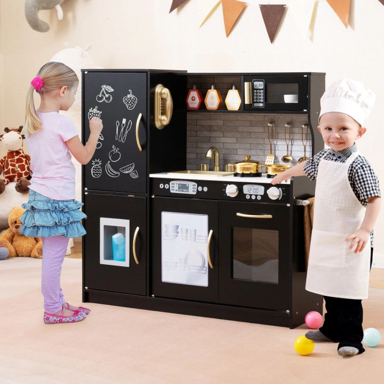 Hivvago Toddler Pretend Play Kitchen for Boys and Girls