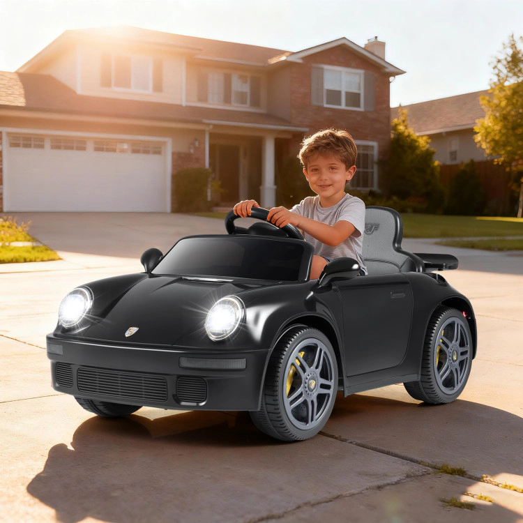 Hivvago 12V Electric Ride On Car Licensed RUF CTR with Remote Control and Music