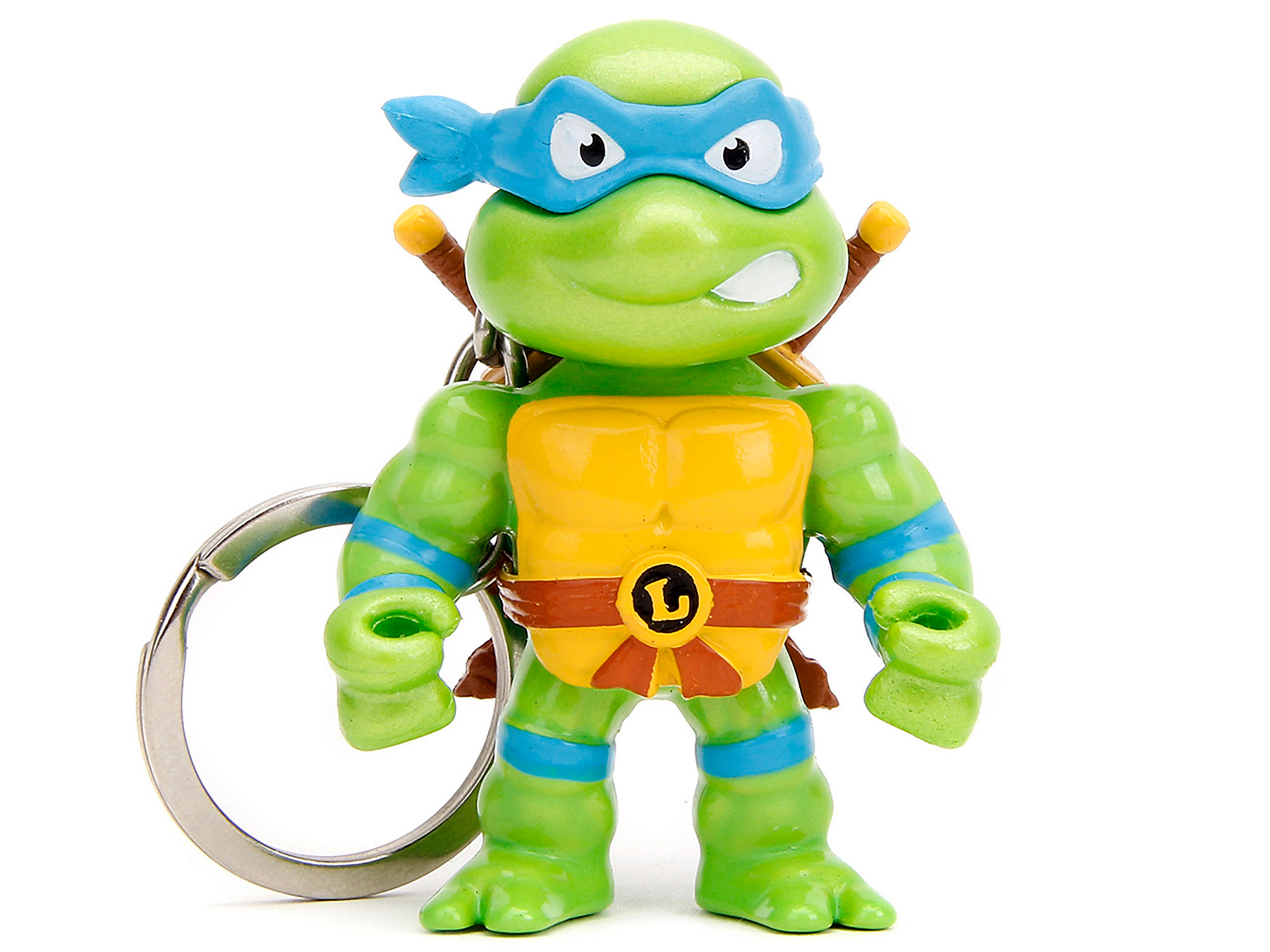 Jada Set of 4 Diecast Figure Key Chains "Teenage Mutant Ninja Turtles" TV Series "Metalfigs" Series Diecast