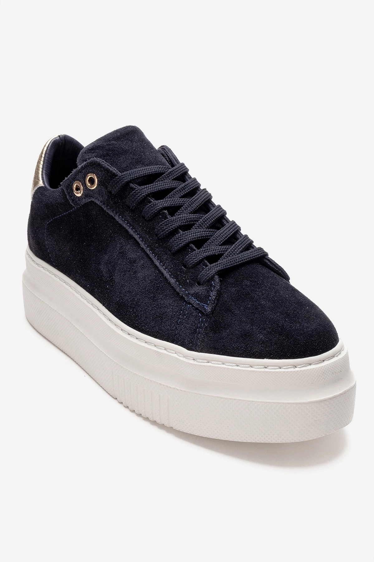 Forever & Always Womens Nera Leather Casual Sneaker