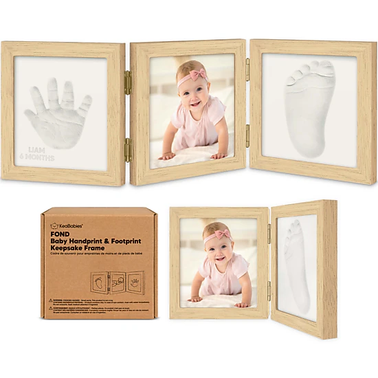 KeaBabies Fond Hand & Footprint Keepsake Frame