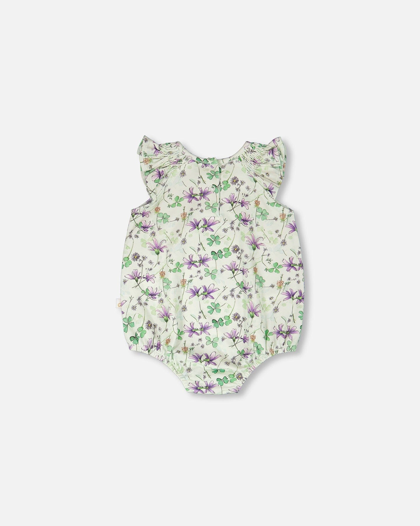 Deux par Girls Jersey Romper Printed Flowers
