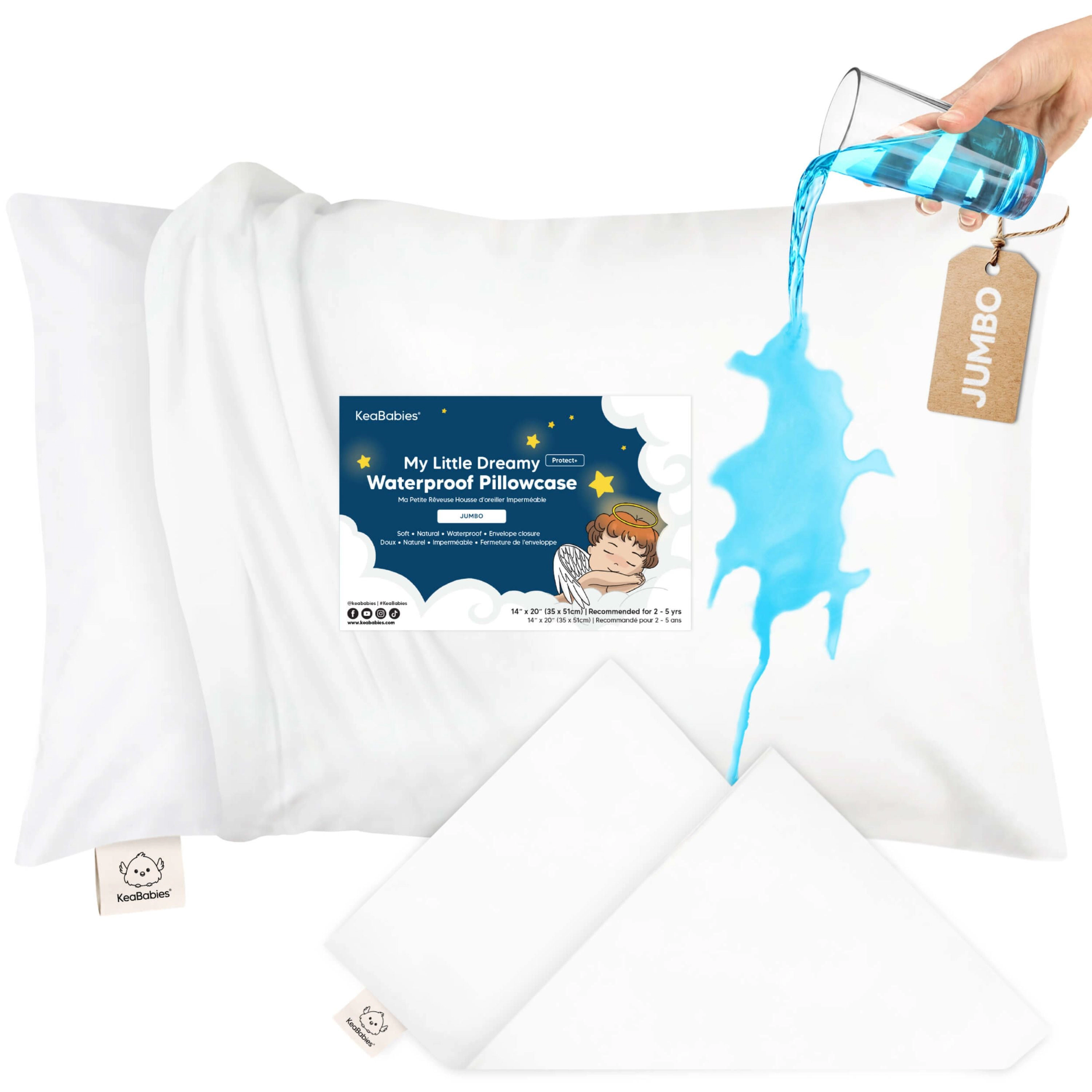 KeaBabies My Little Dreamy [Protect+] Waterproof Jumbo Pillowcase
