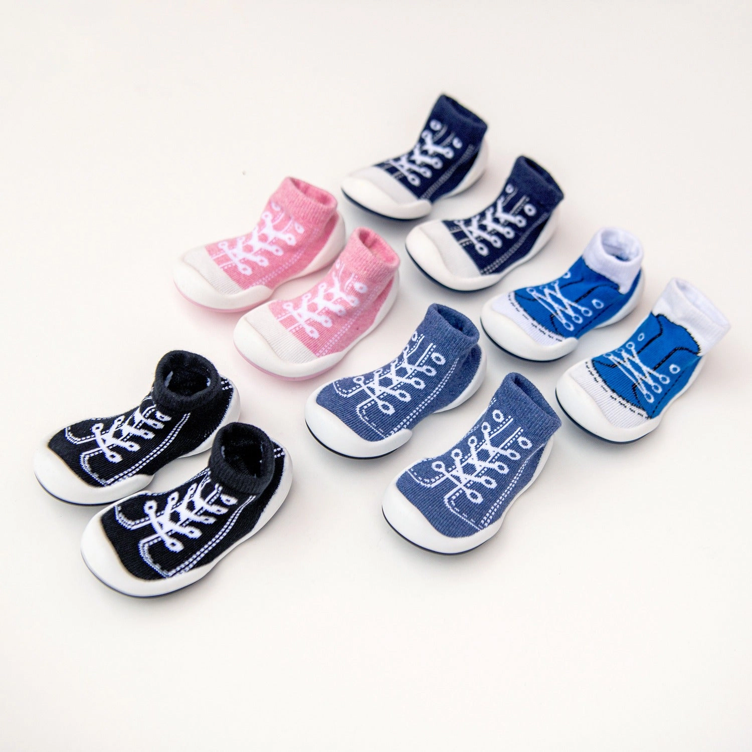 Komuello Toddler Girl Boy First Walk Sock Shoes Sneakers