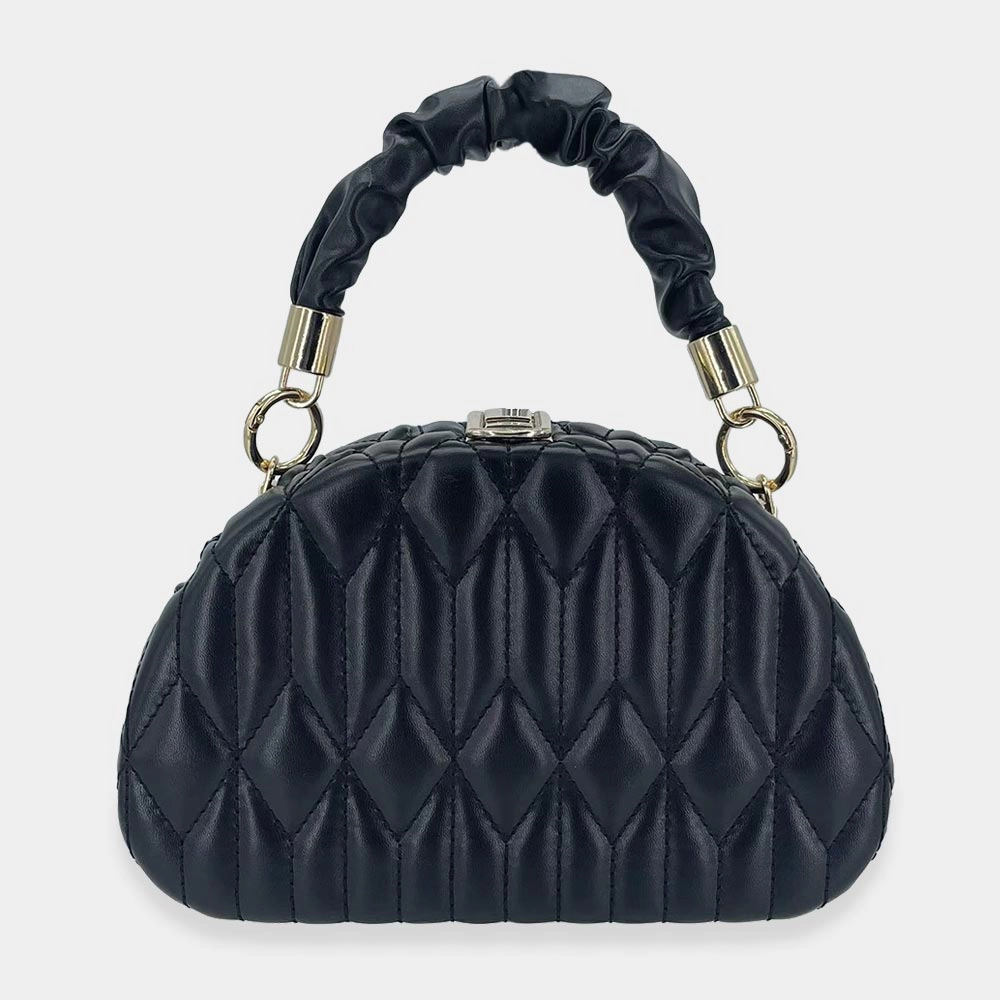 FASHNZFAB Quilted Solid Tote / Crossbody Bag