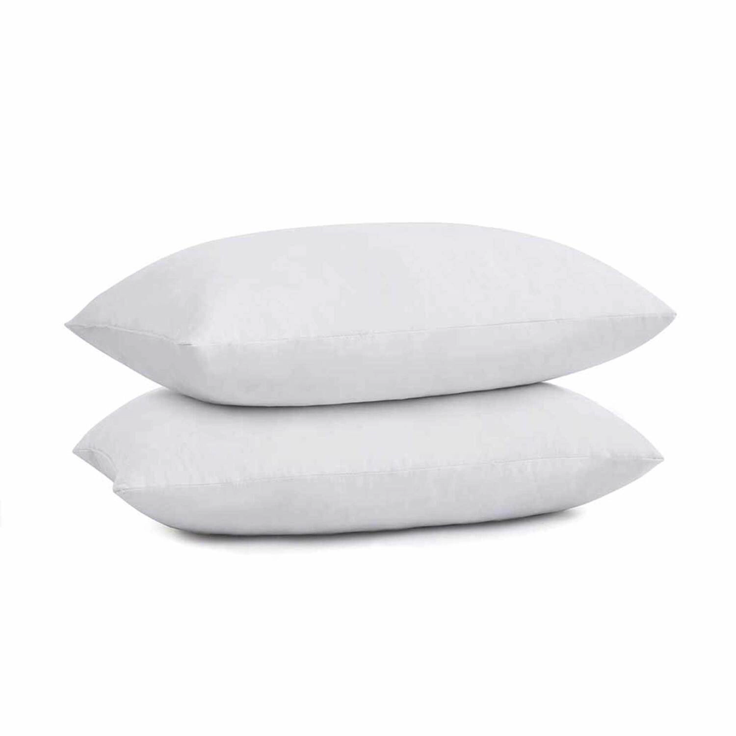 Unikome Goose Feathers Down Pillows Set of 2, Decorative Bed and Sofa Pillows for Home Decor