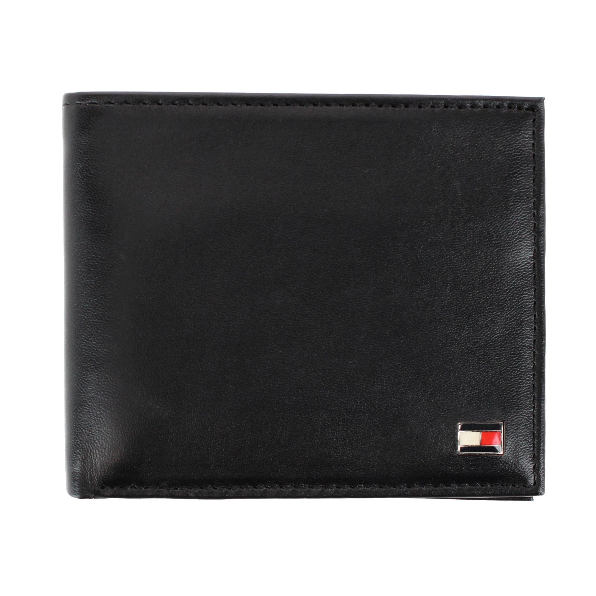 Tommy Hilfiger Men's Leather Oxford Slim Bifold Wallet