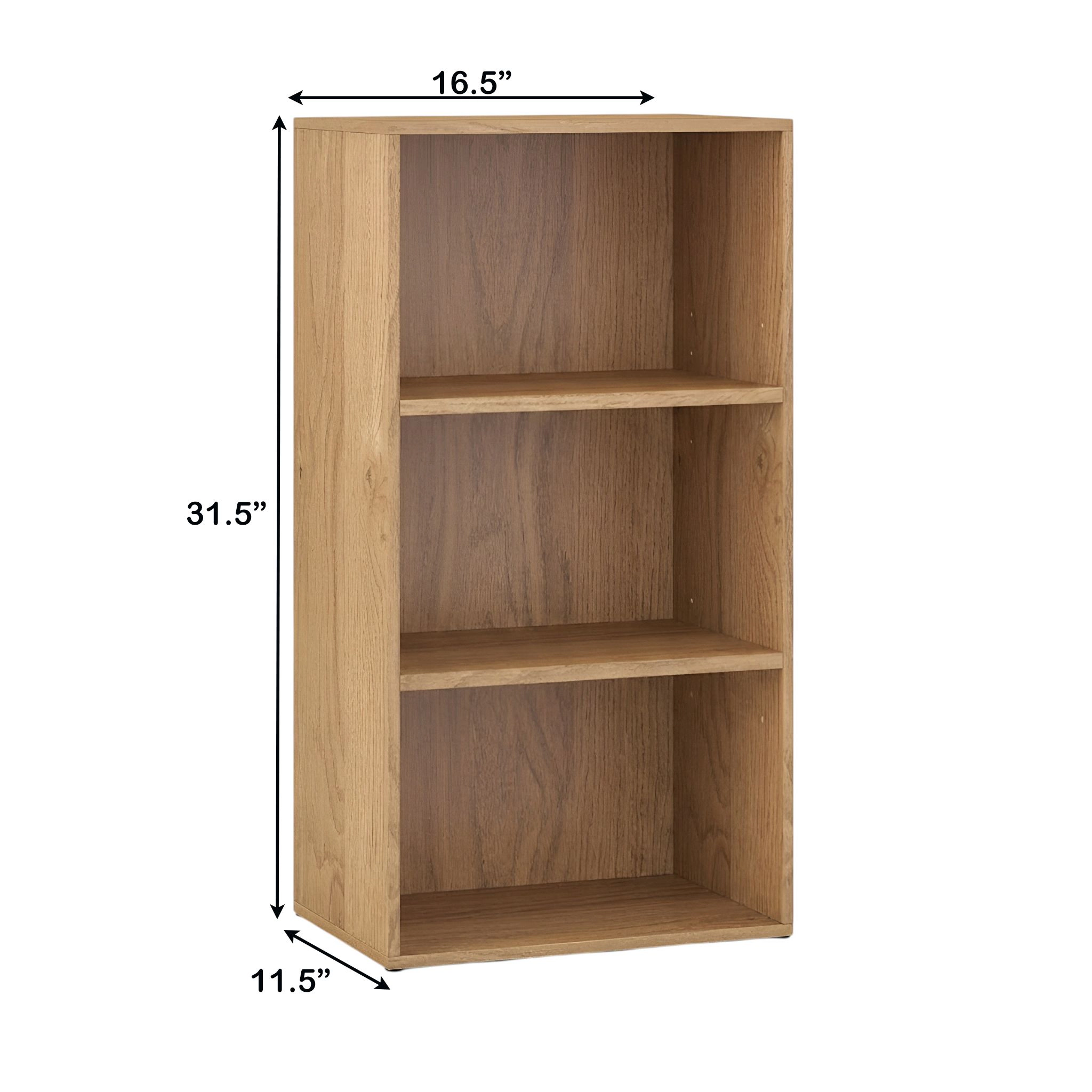SlickBlue 3-Tier Adjustable Cube Bookcase Display Shelf