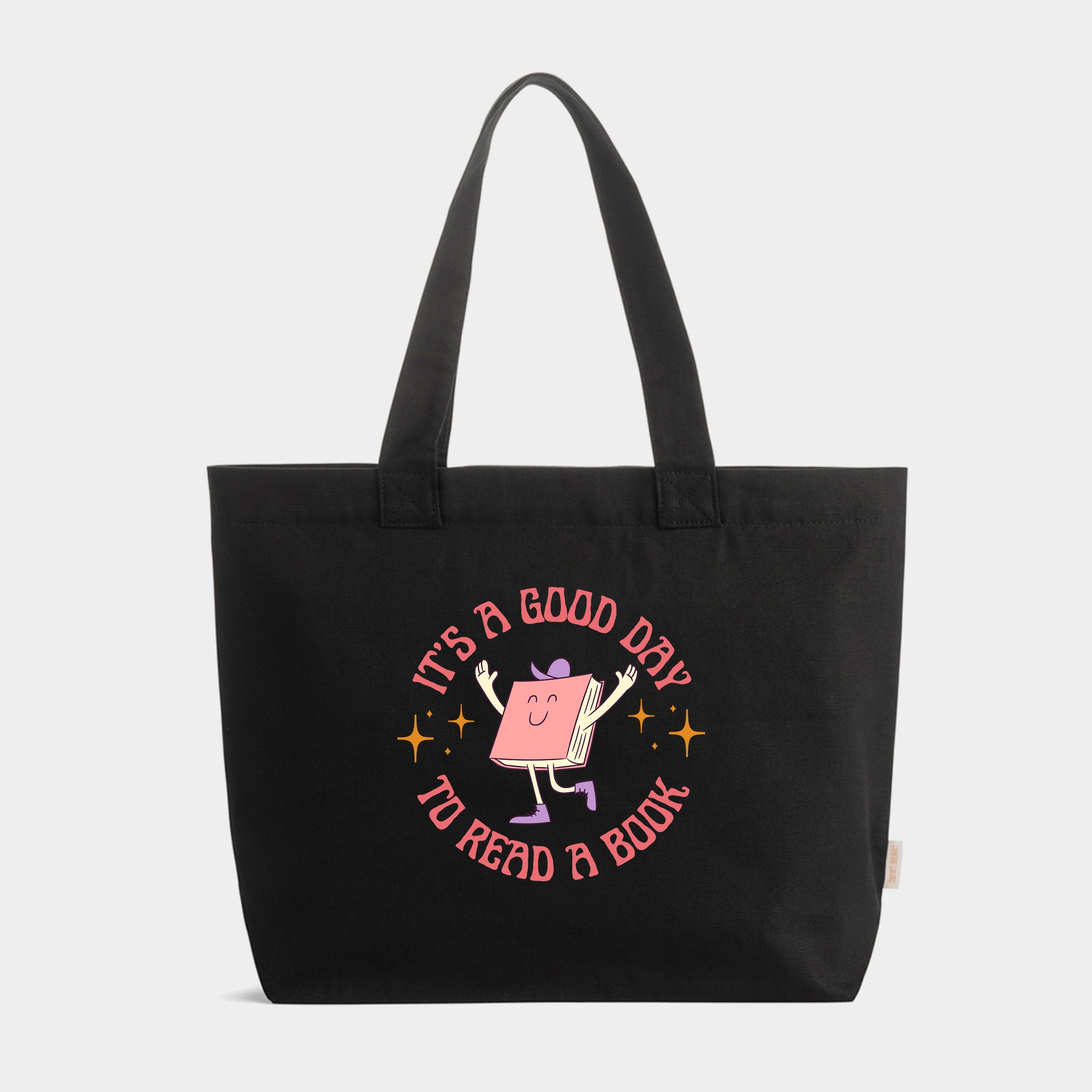 Simply Sage Market - Zippered Canvas Tote - It's A Good Day To Read A Book