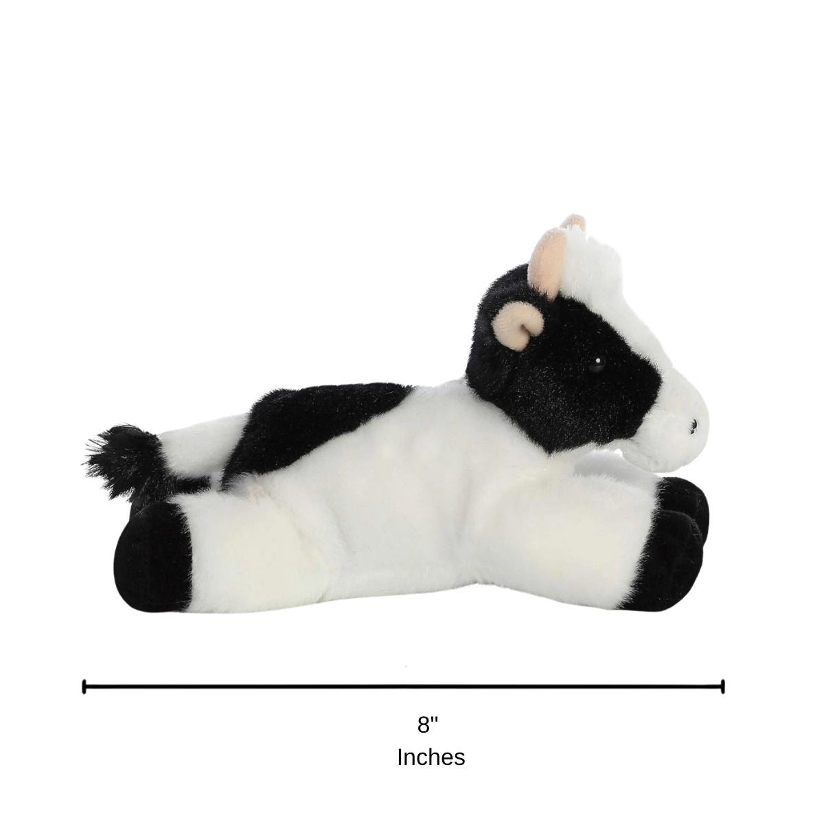 Aurora Mini Flopsie Mini Moo Holstein Cow 8-Inch Stuffed Animal Plush