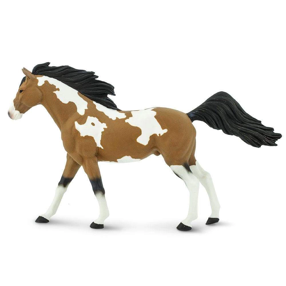 Safari Ltd. - Pinto Mustang Stallion Kids Toy Figure