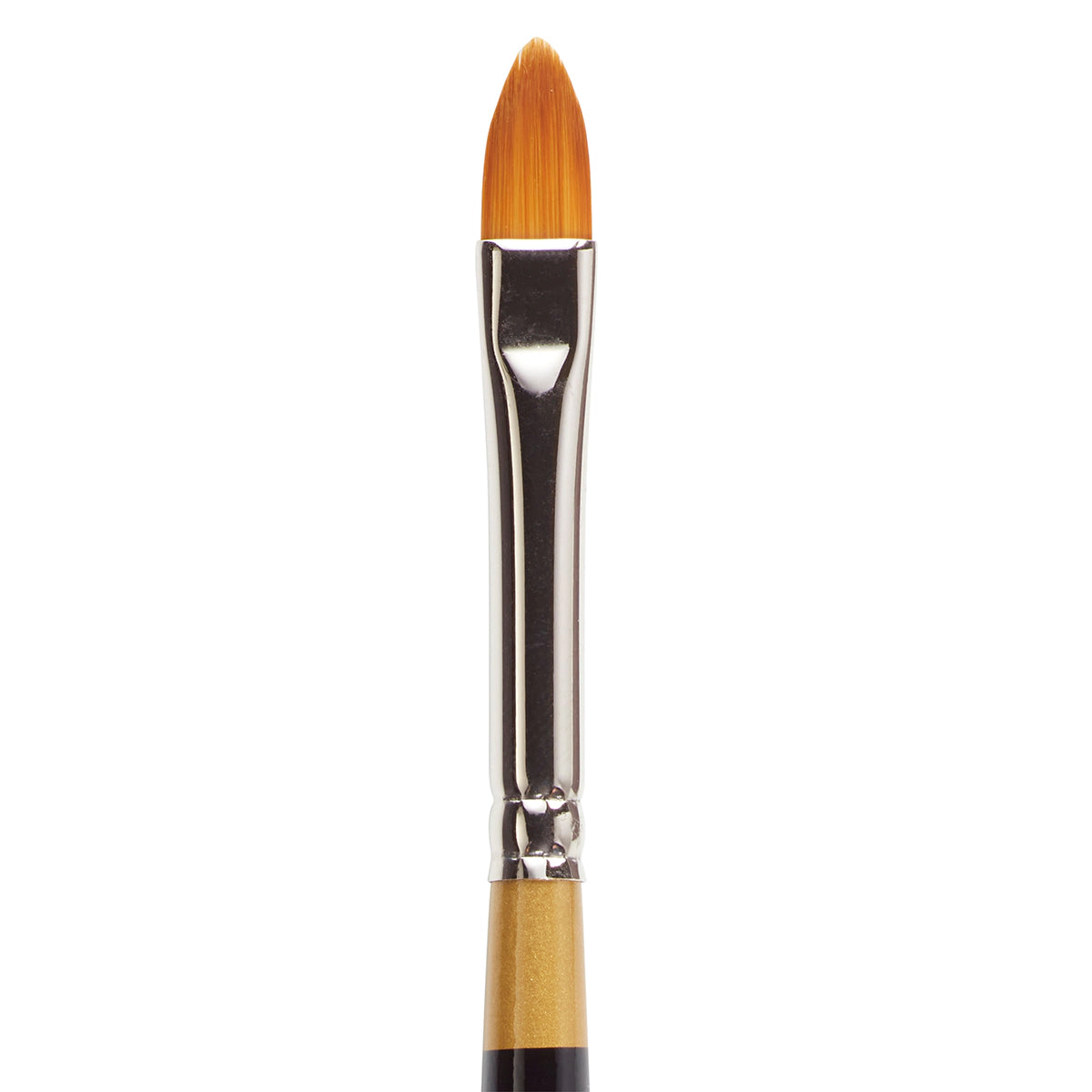 KINGART Original Gold 9515 Pointed Filbert Golden Taklon Brush - Premium Synthetic Artist Brush