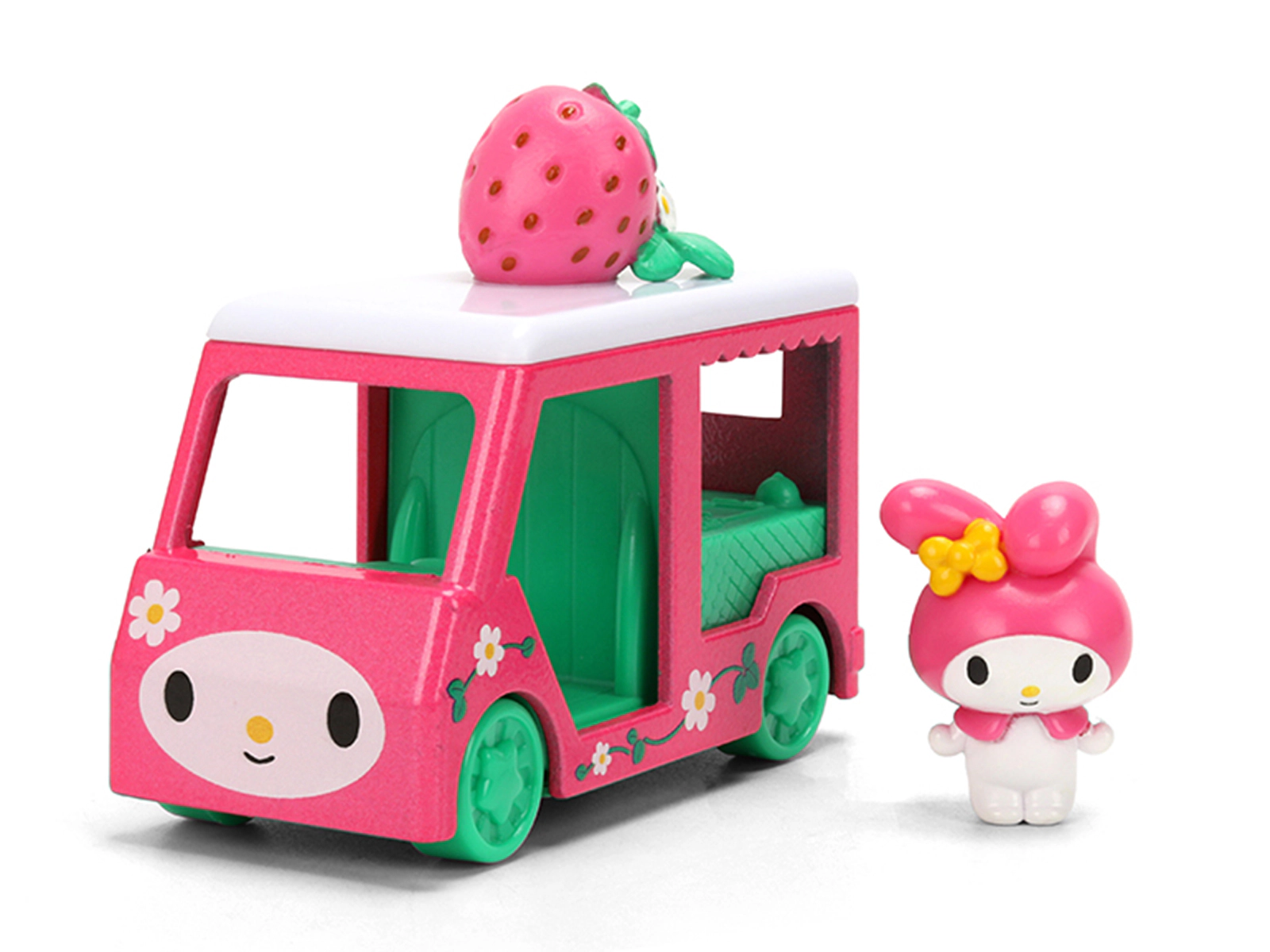 Jada "Hello Kitty and Friends" Set of 4 Diecast Figures and Cars "Hollywood Rides" Series Diecast models by Jada