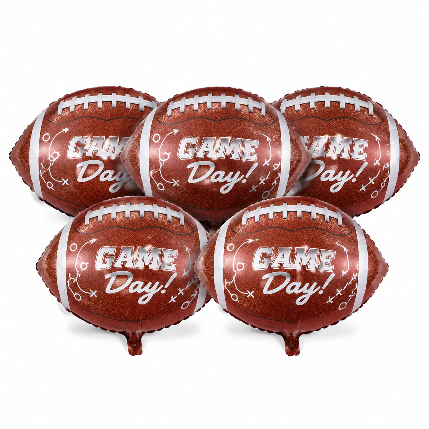 LoonBalloon 33-Inch Foil Party Balloons, 5-Pack, Multicolor Animal Design