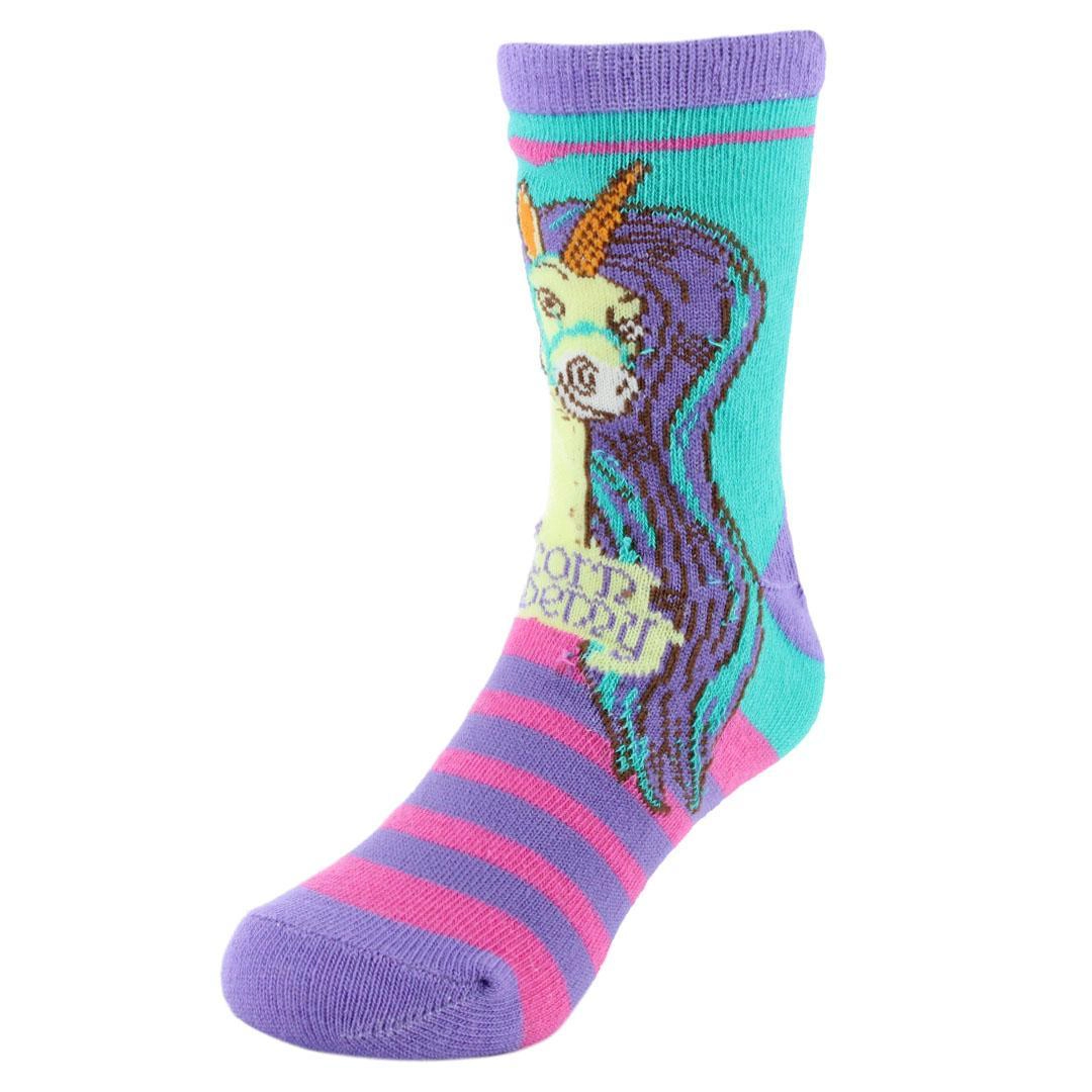 Textiel Trade Girl's Netflix Unicorn Academy Power Socks (3 Pair)