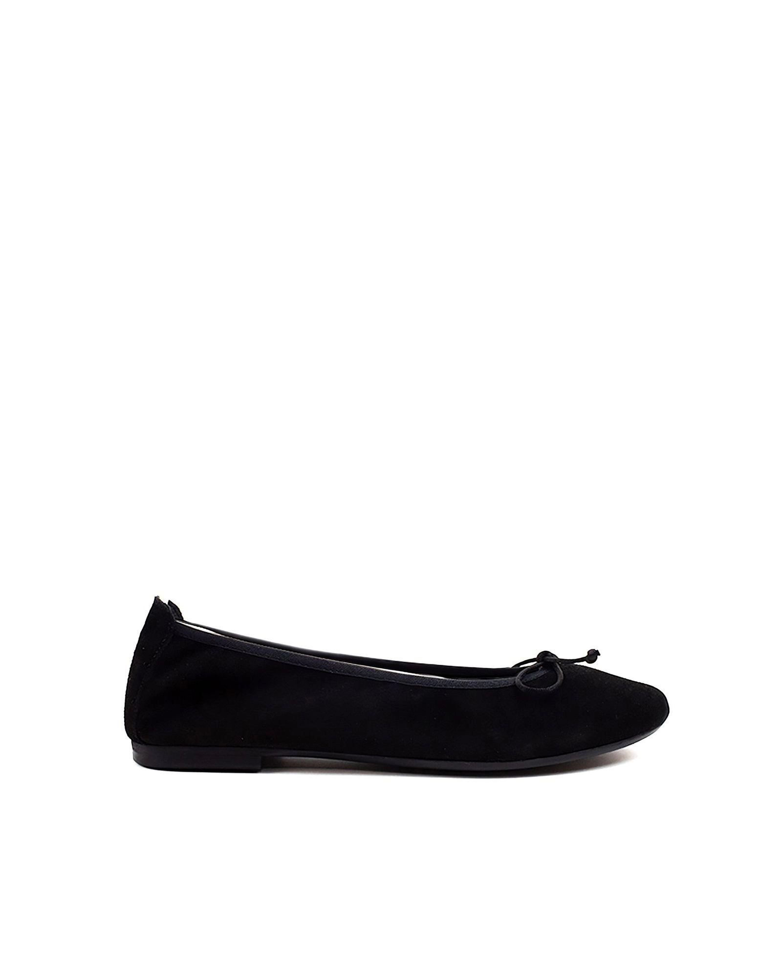 Menina Step Womens Sofia Elastic Suede Ballet Flat