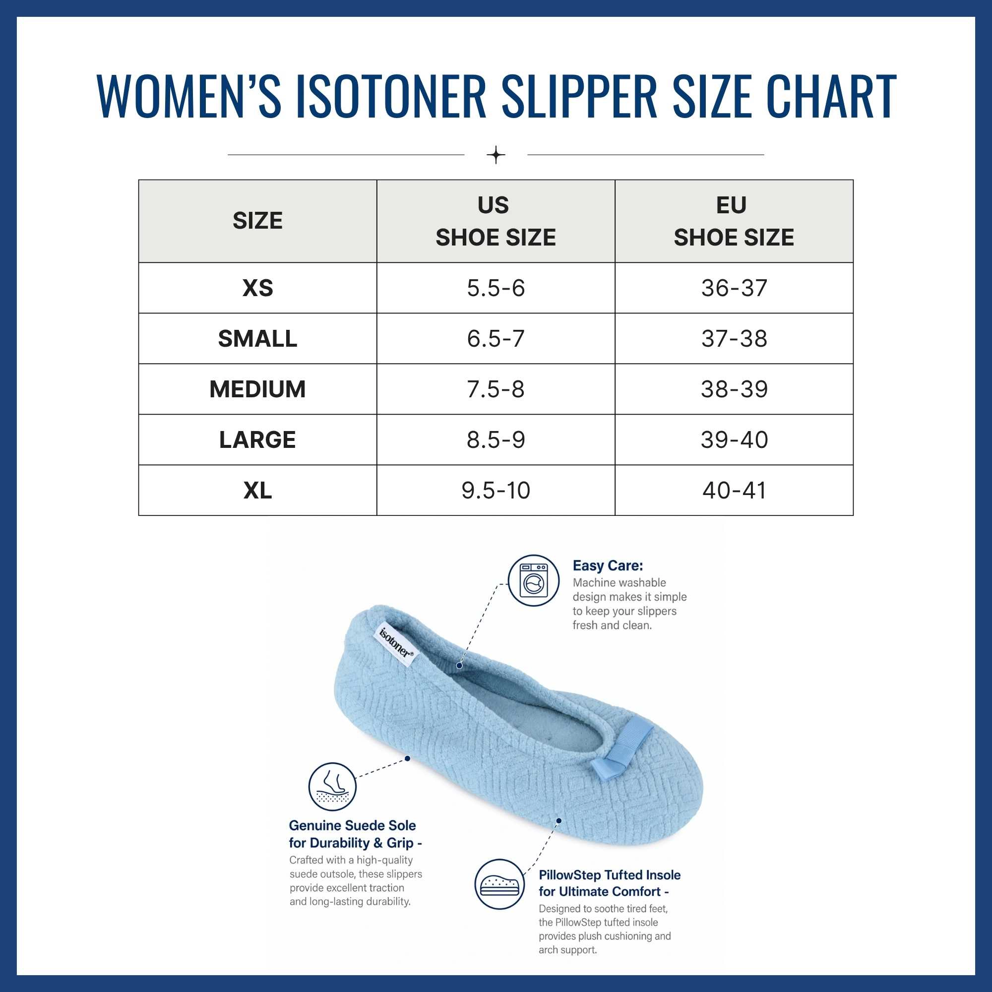 Isotoner Women's Sculpted Microterry Ballerina Slippers