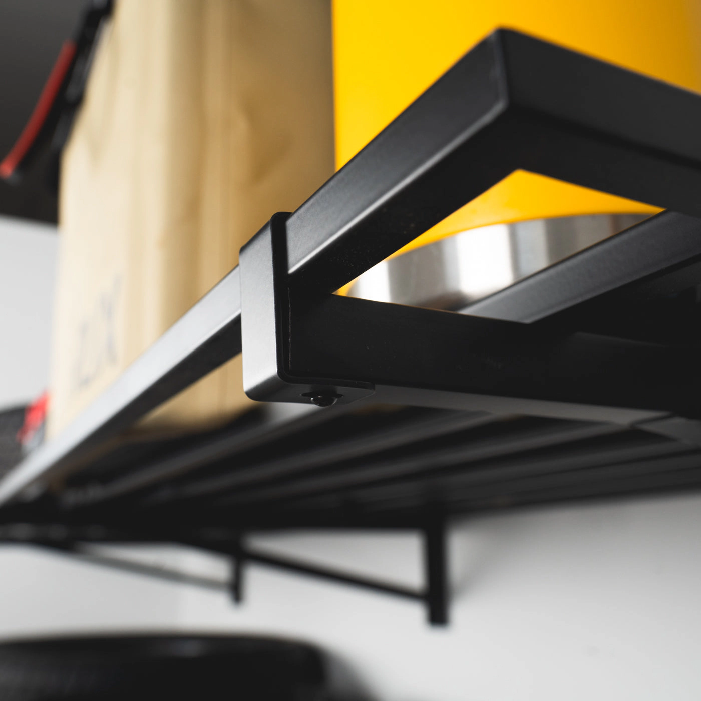 StoreYour 1' x 6' Bristol Garage Wall Mount Shelves, 2 Pack, Black