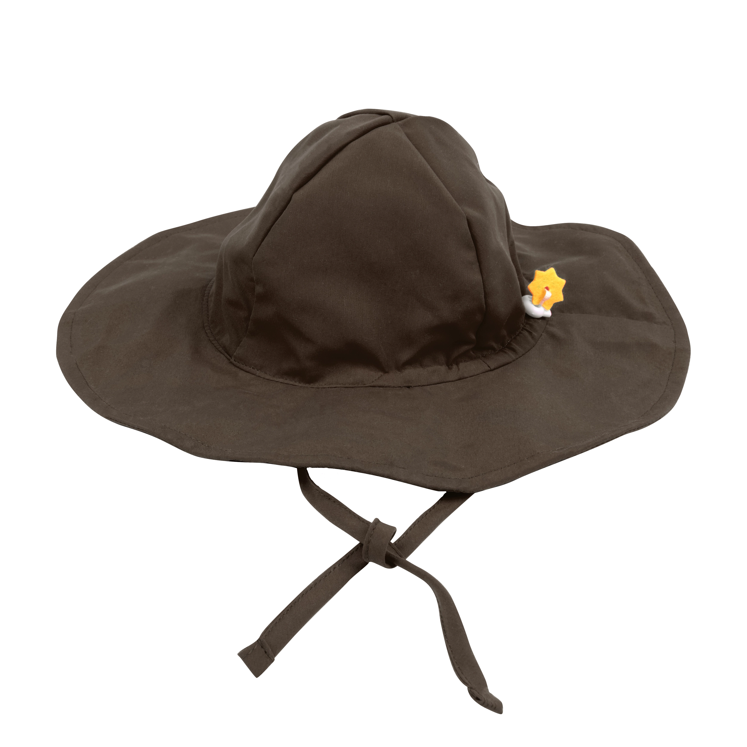 Leveret Baby  Brown UPF 50+ Brim Swim Hat