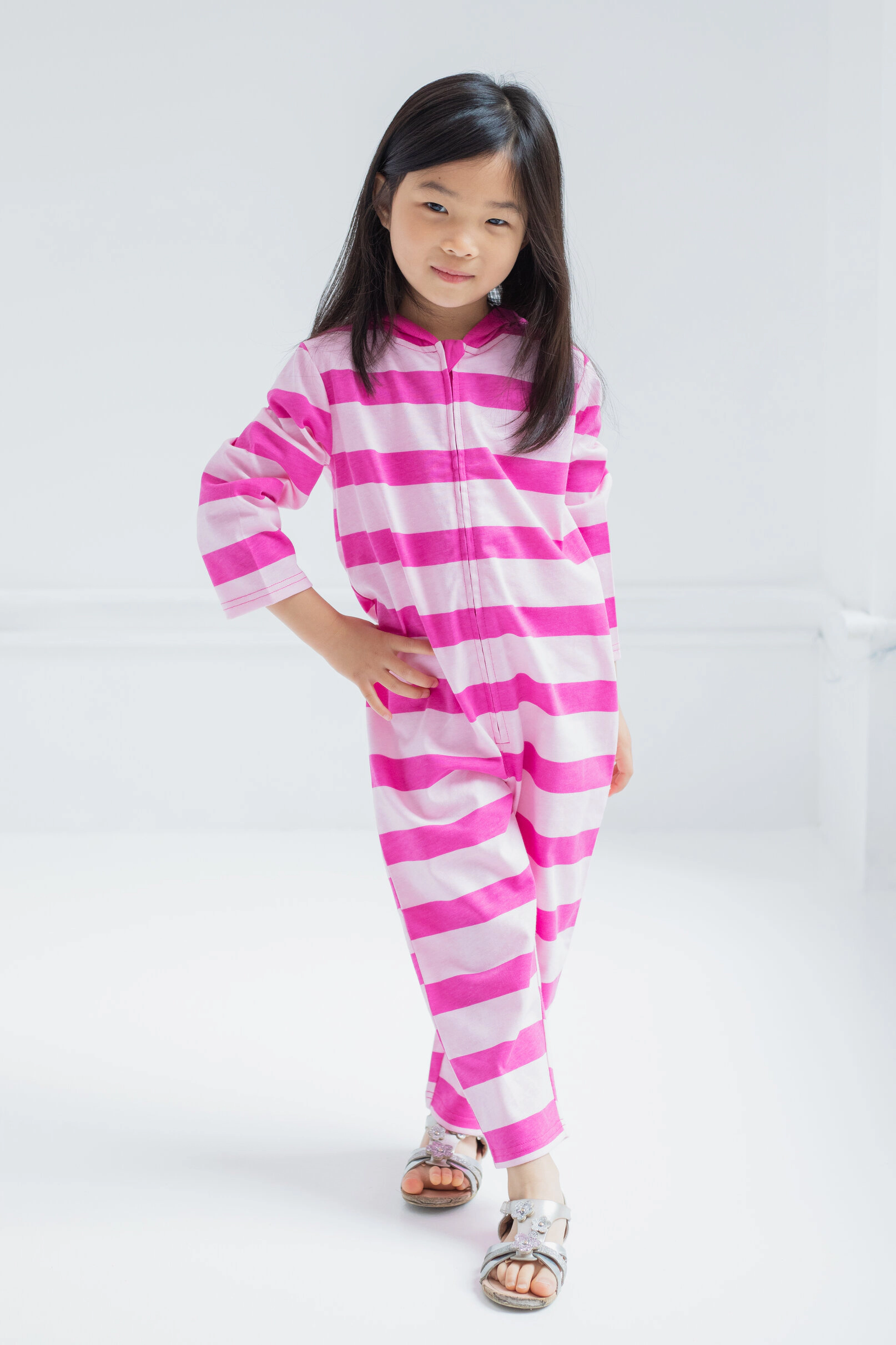 Disney Alice Wonderland Cheshire Cat Cosplay Hooded Coverall