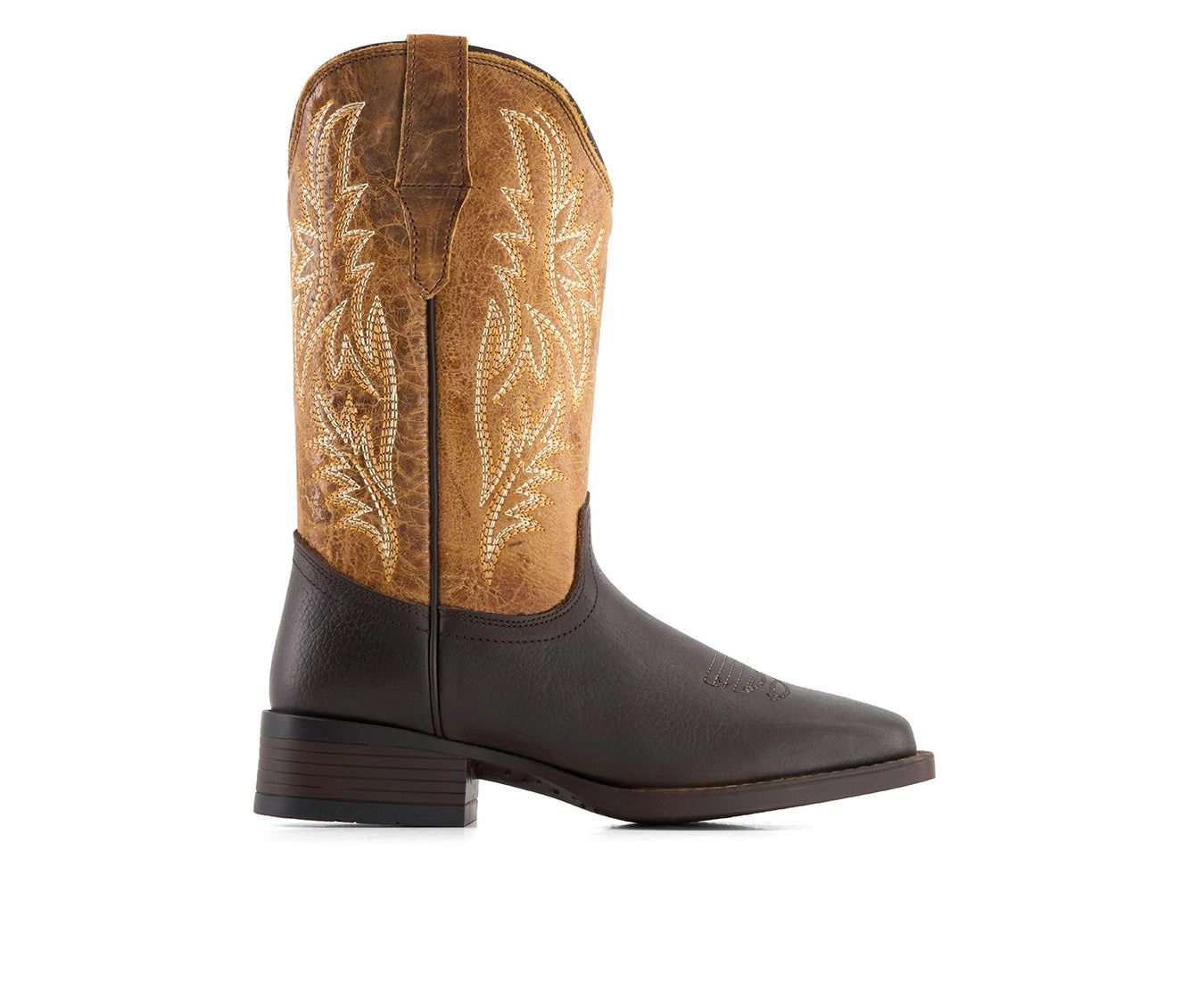 Forastero Womens Real Leather Square Toe Cowgirl Boots