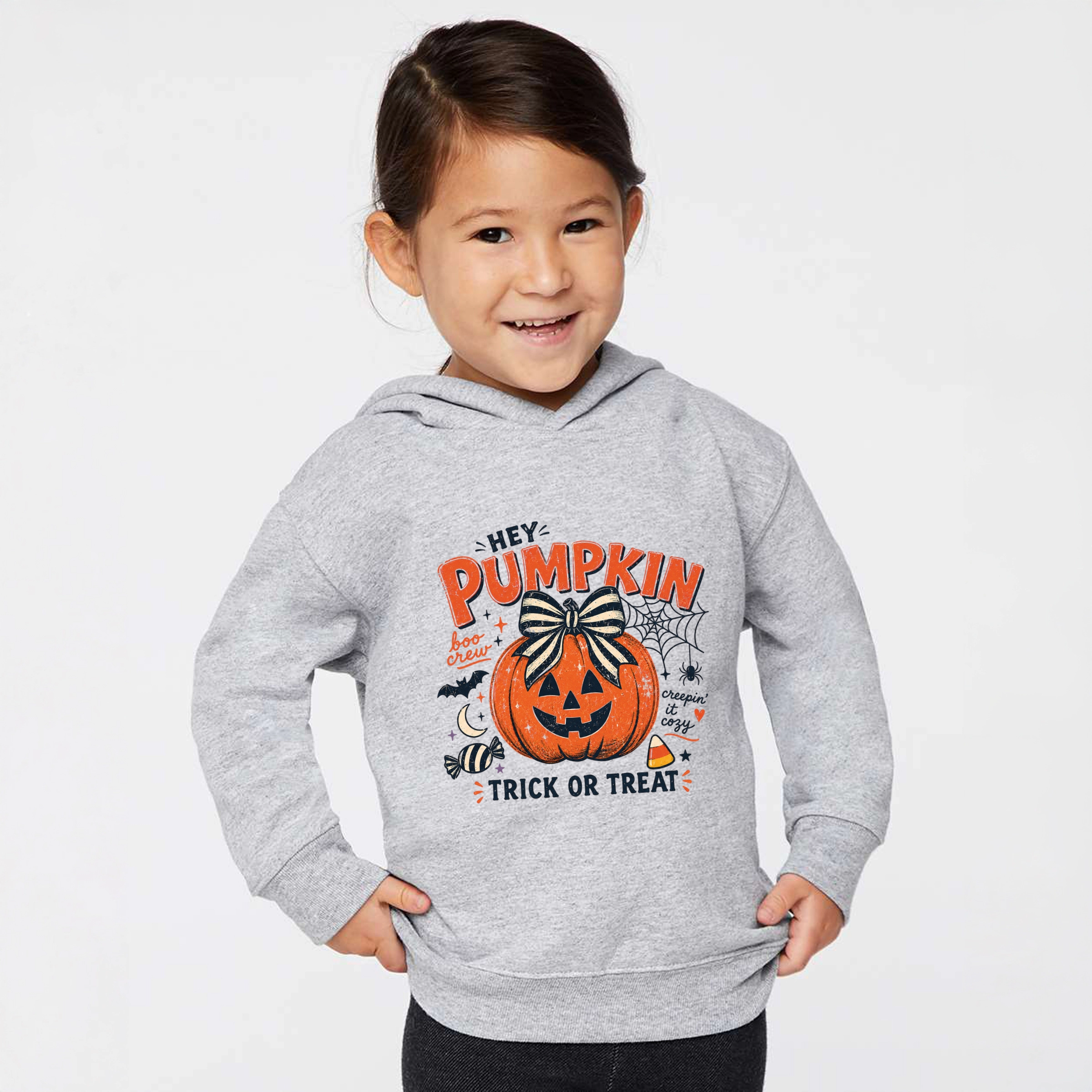 The Juniper Shop - Toddler Hoodie Hey Pumpkin Trick or Treat
