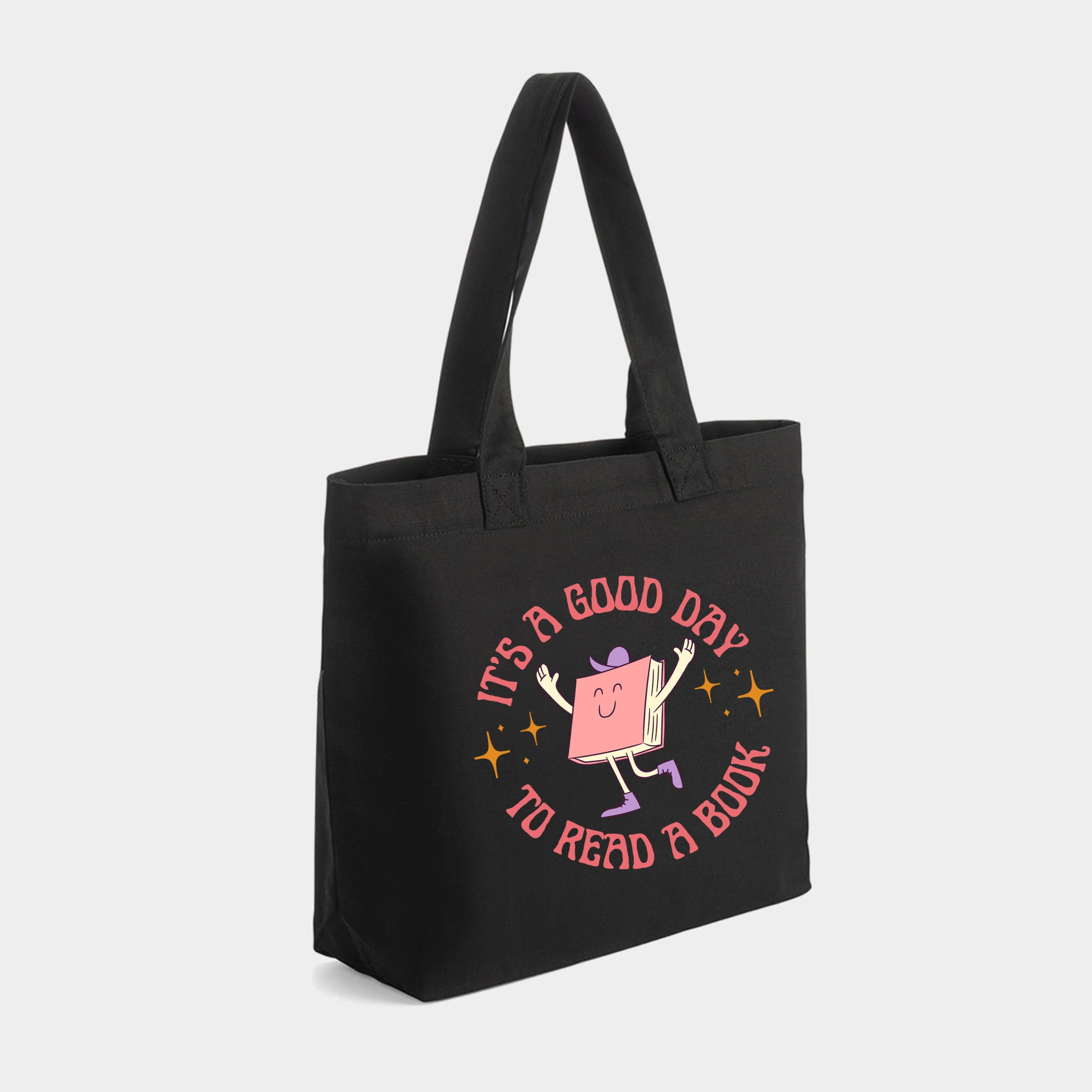 Simply Sage Market - Zippered Canvas Tote - It's A Good Day To Read A Book