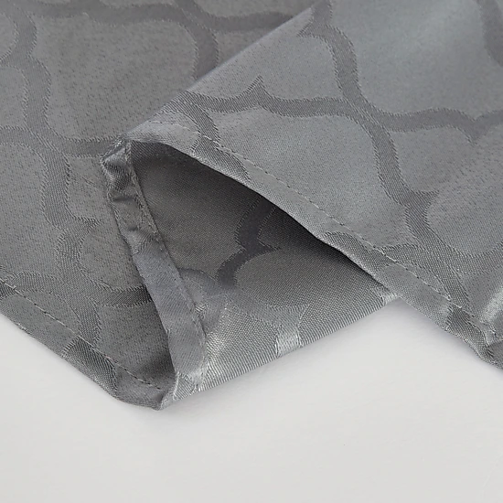 HLC.ME Modena Geometric Lattice Jacquard Fabric Water Resistant Tablecloth