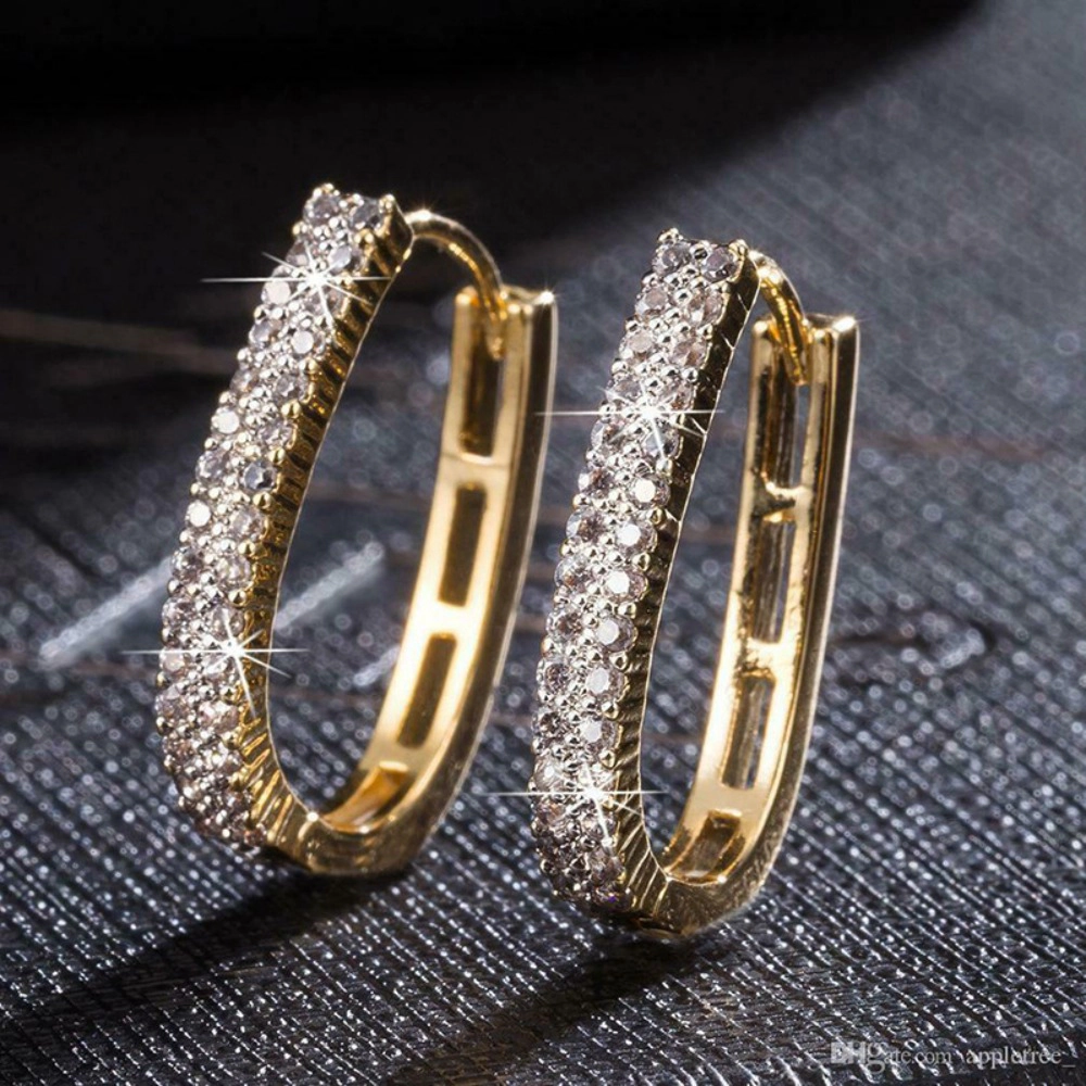 Exquisite Women's Hoop Earrings U Shaped Earrings