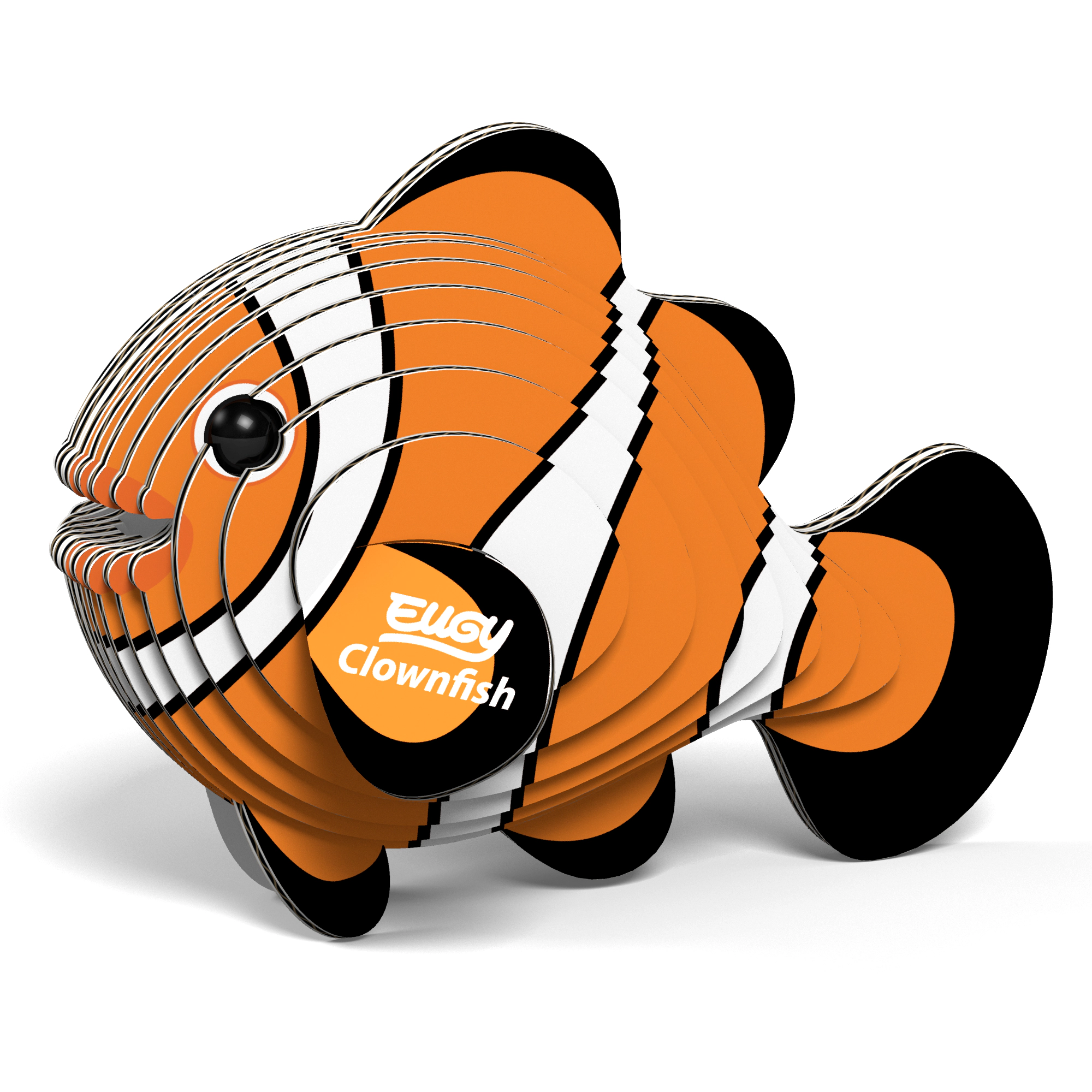 EUGY Clownfish 3D Puzzle - contains 16 puzzle pieces