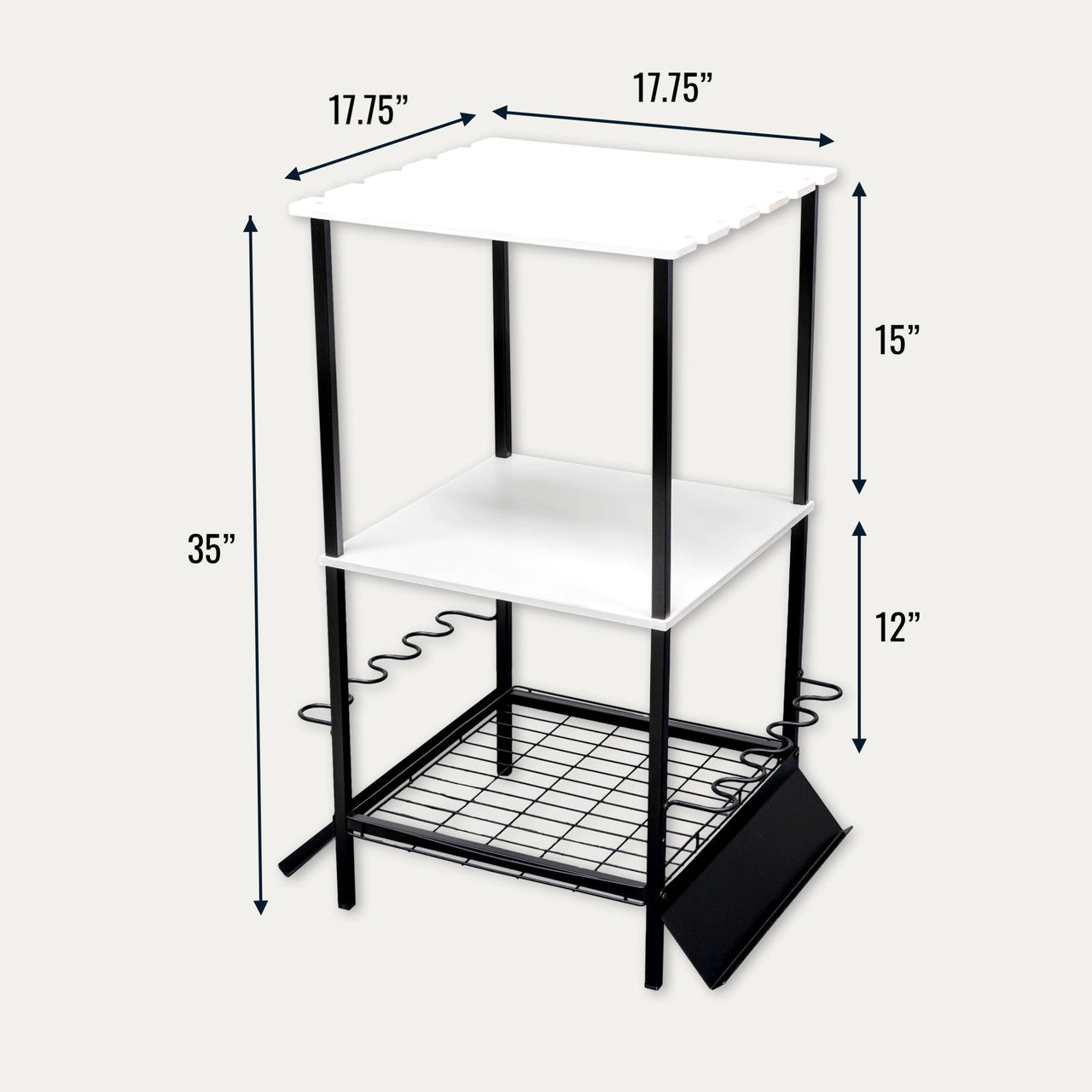 StoreYour Tarpon Fishing Pole Stand, Holds up to 10 Rods
