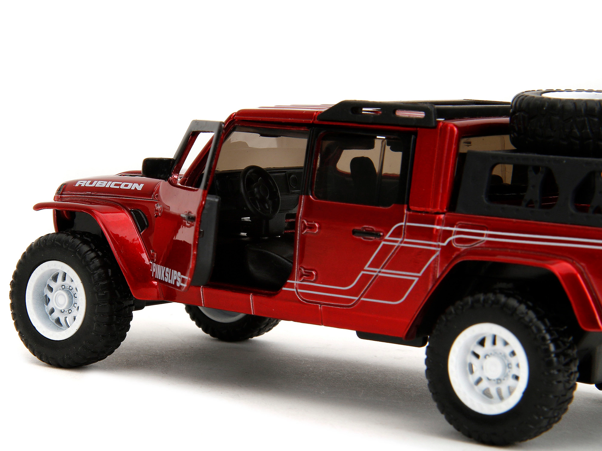Jada 2020 Jeep Gladiator Pickup Truck Candy Red "Pink Slips" Series 1/32 Diecast Model Car by Jada