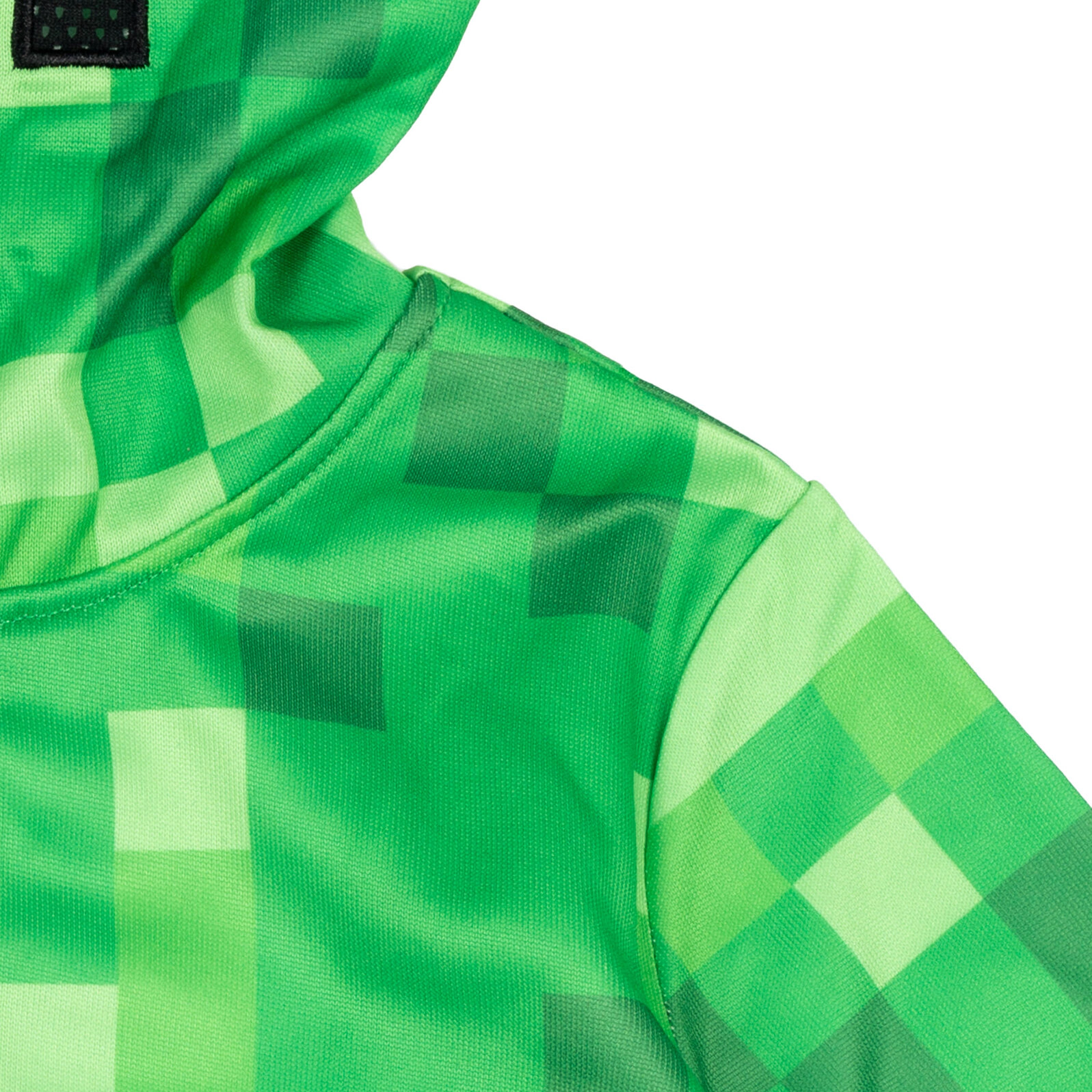 Minecraft Cosplay Fleece Zip-Up Hoodie