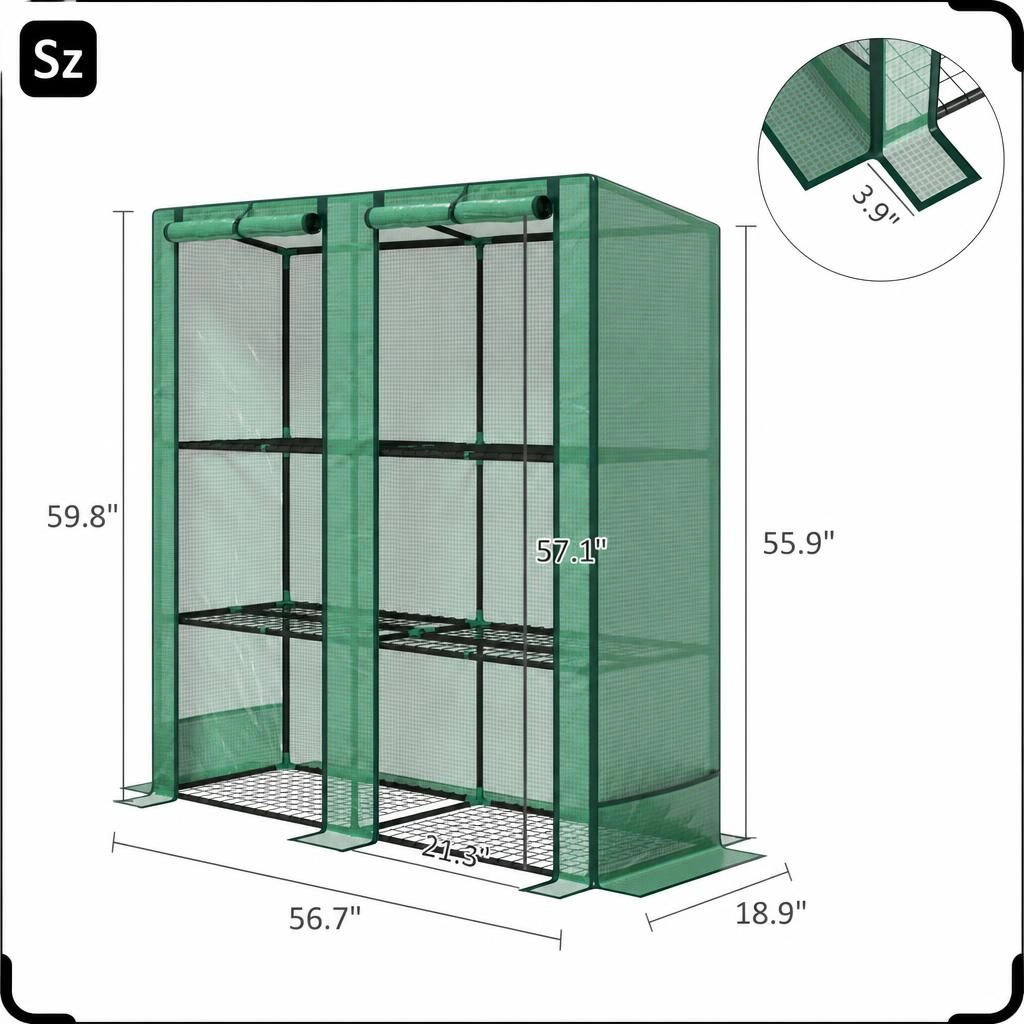 WOW PIONEER Portable Walk-In Greenhouse