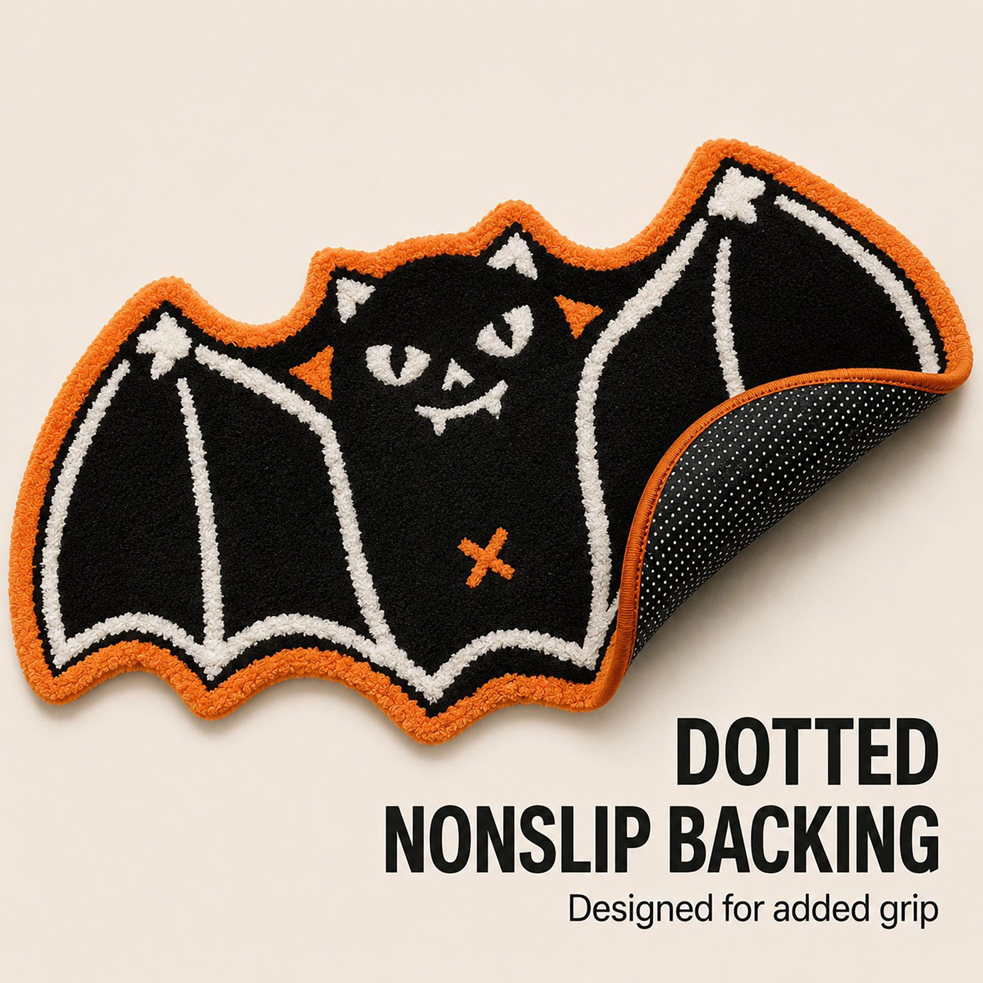 Alilang Halloween Character Shaped Soft Absorbent Nonslip Bath Accent Rug