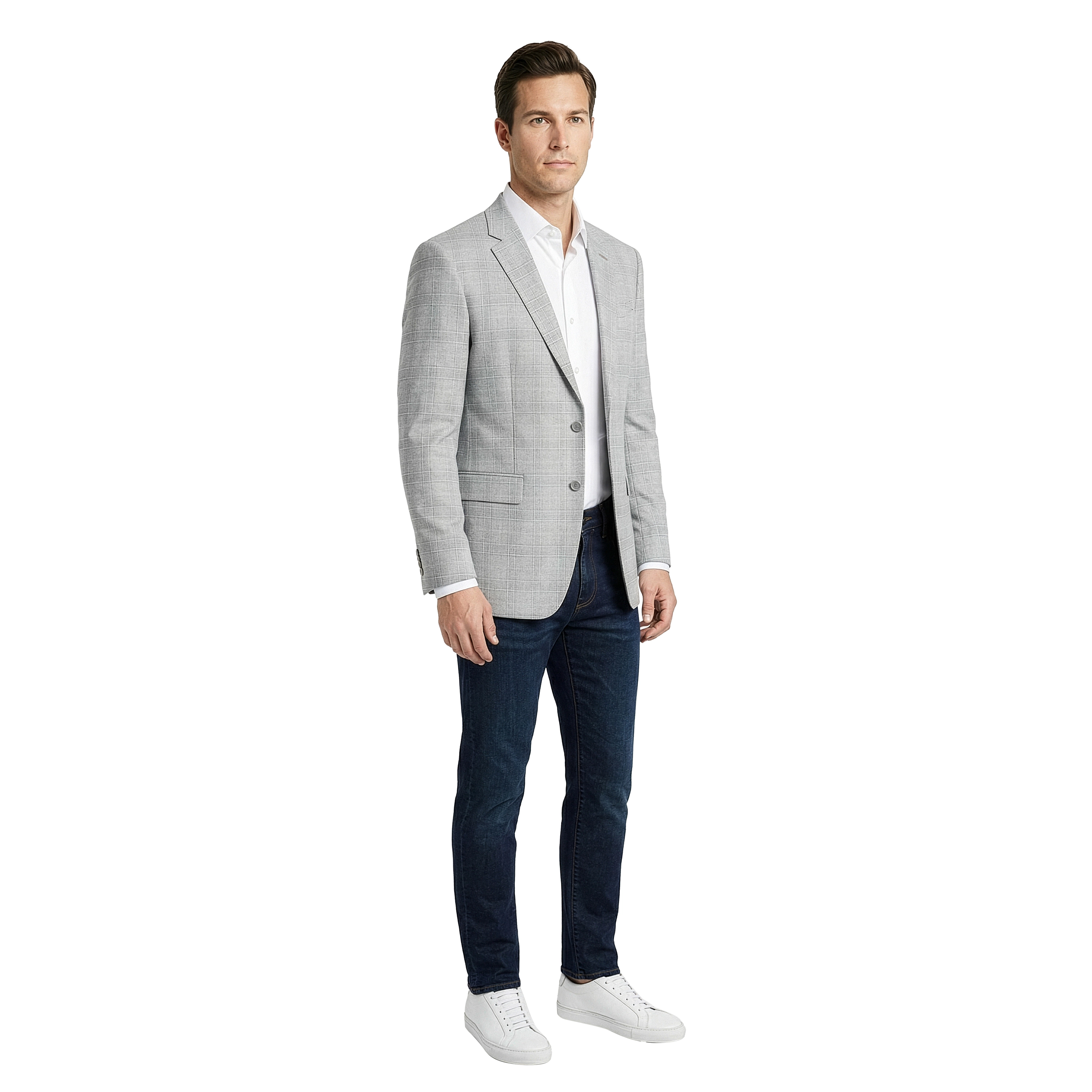 Zegarie Mens Regular Fit Plaid Sport Coat