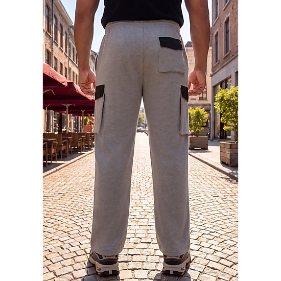 KingSize Men's Big & Tall Mixed Media Fleece Cargo Sweatpant - JCPenney
