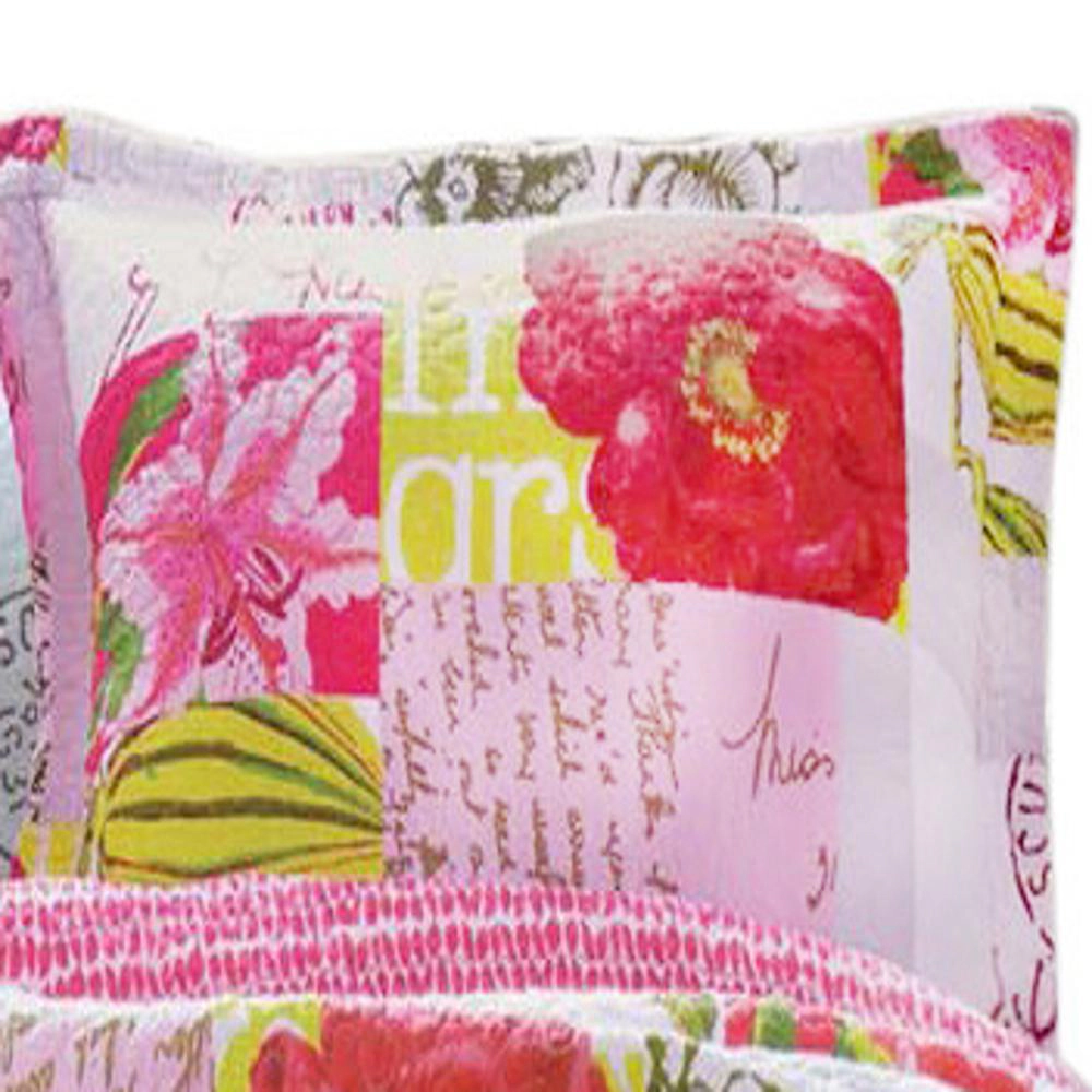 Greenland Home Fashion Love Letters Sham - Standard 20x26", Multi