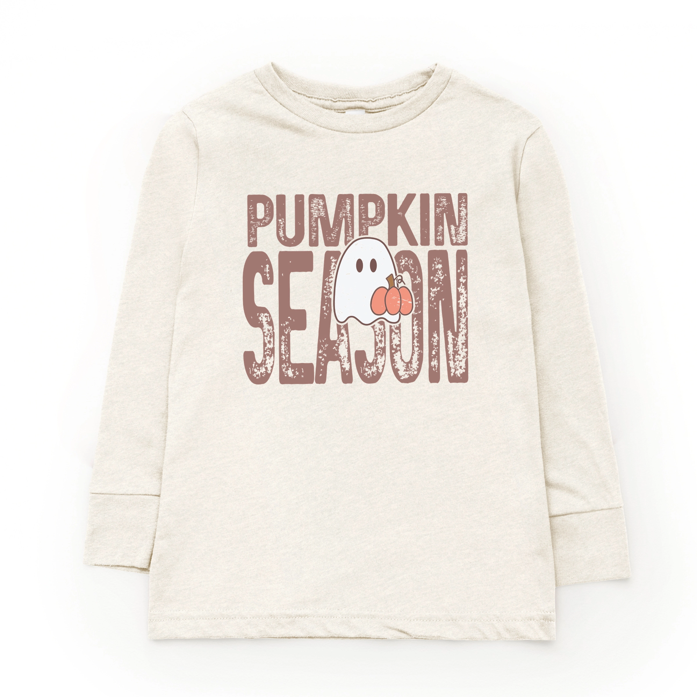The Juniper Shop - Youth Long Sleeve Graphic T-Shirt Pumpkin Season Ghost